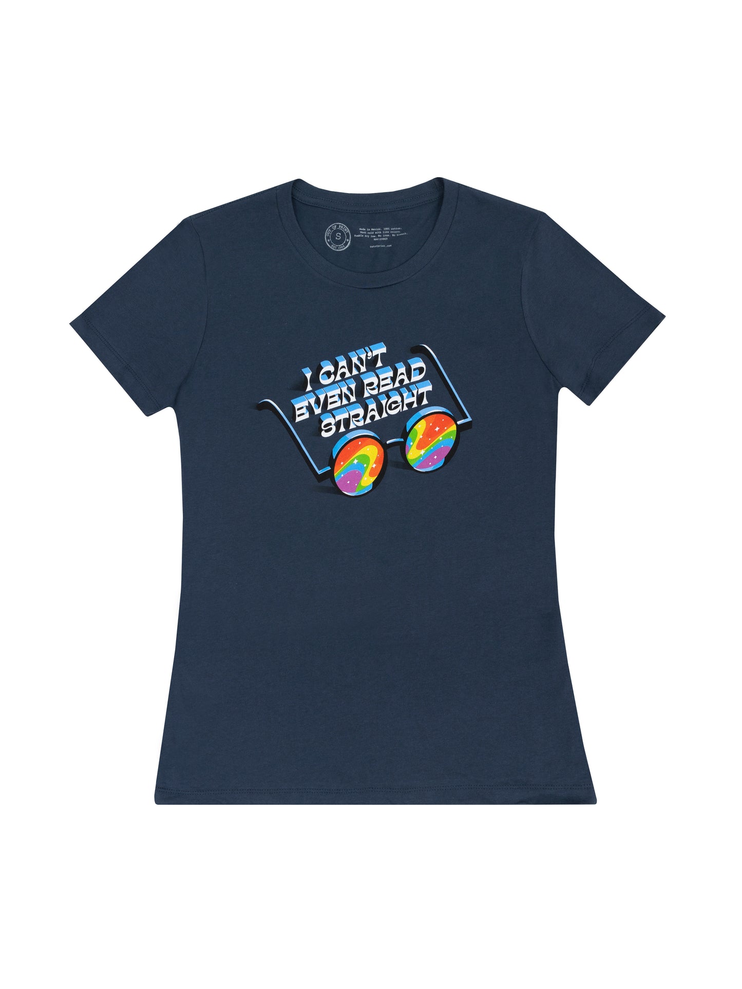 I Can't Even Read Straight Women's Crew T-Shirt XXX-Large