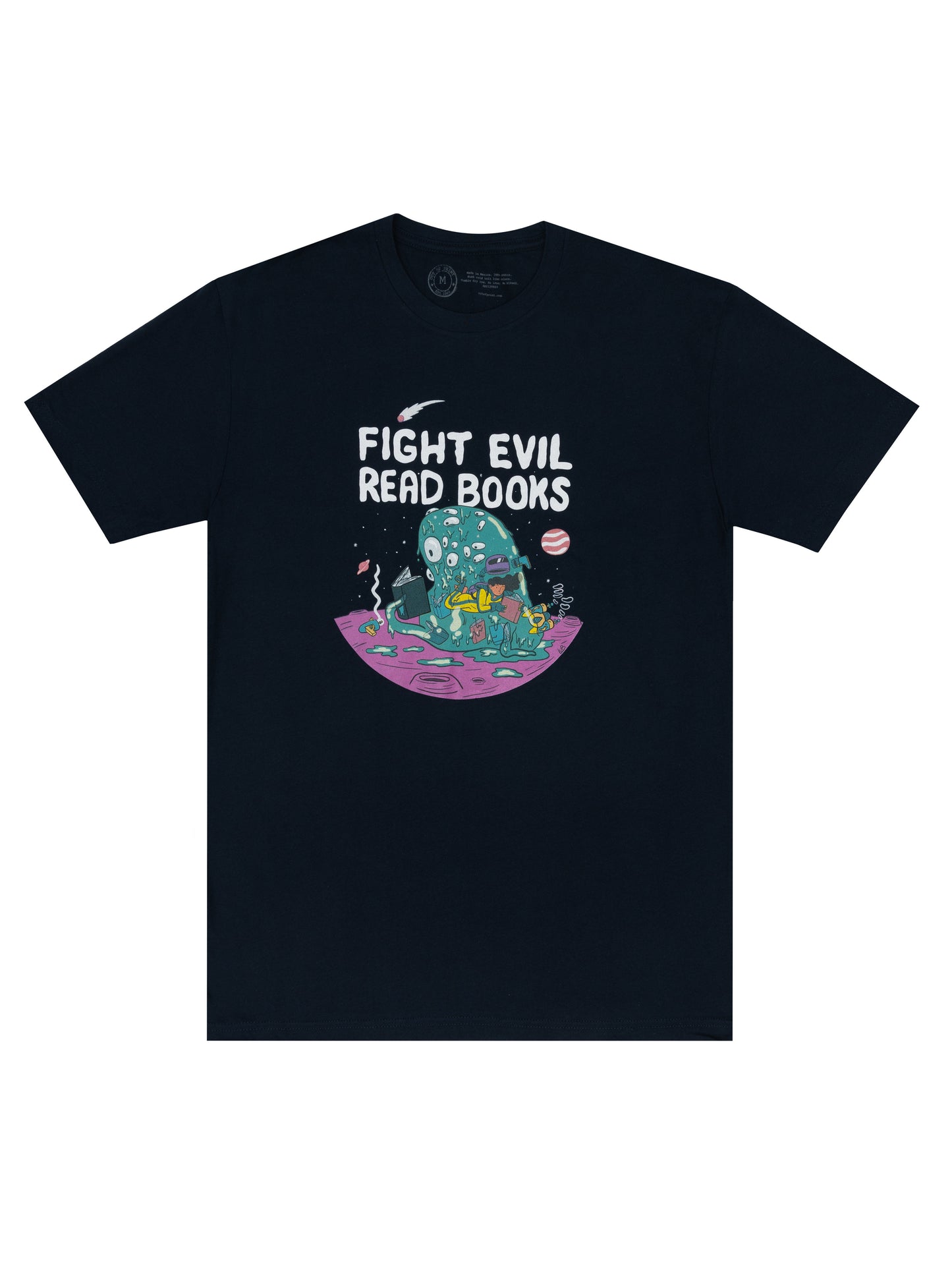 Fight Evil, Read Books: 2023 Design Unisex T-Shirt X-Large