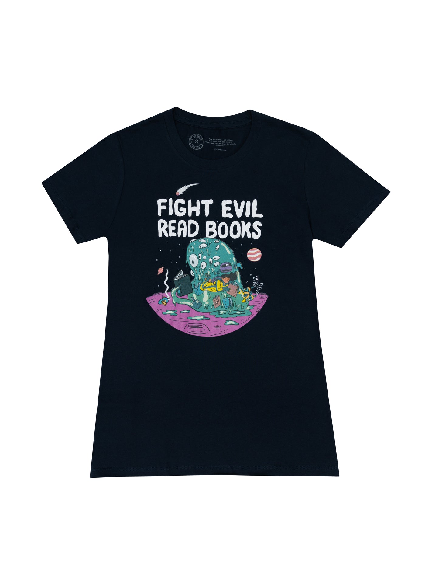 Fight Evil, Read Books: 2023 Design Women's Crew T-Shirt XX-Large