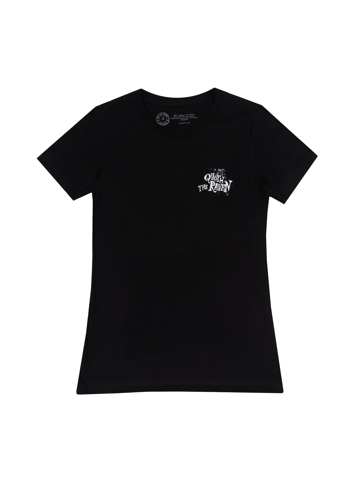 Nevermore Raven Women's Crew T-Shirt Medium