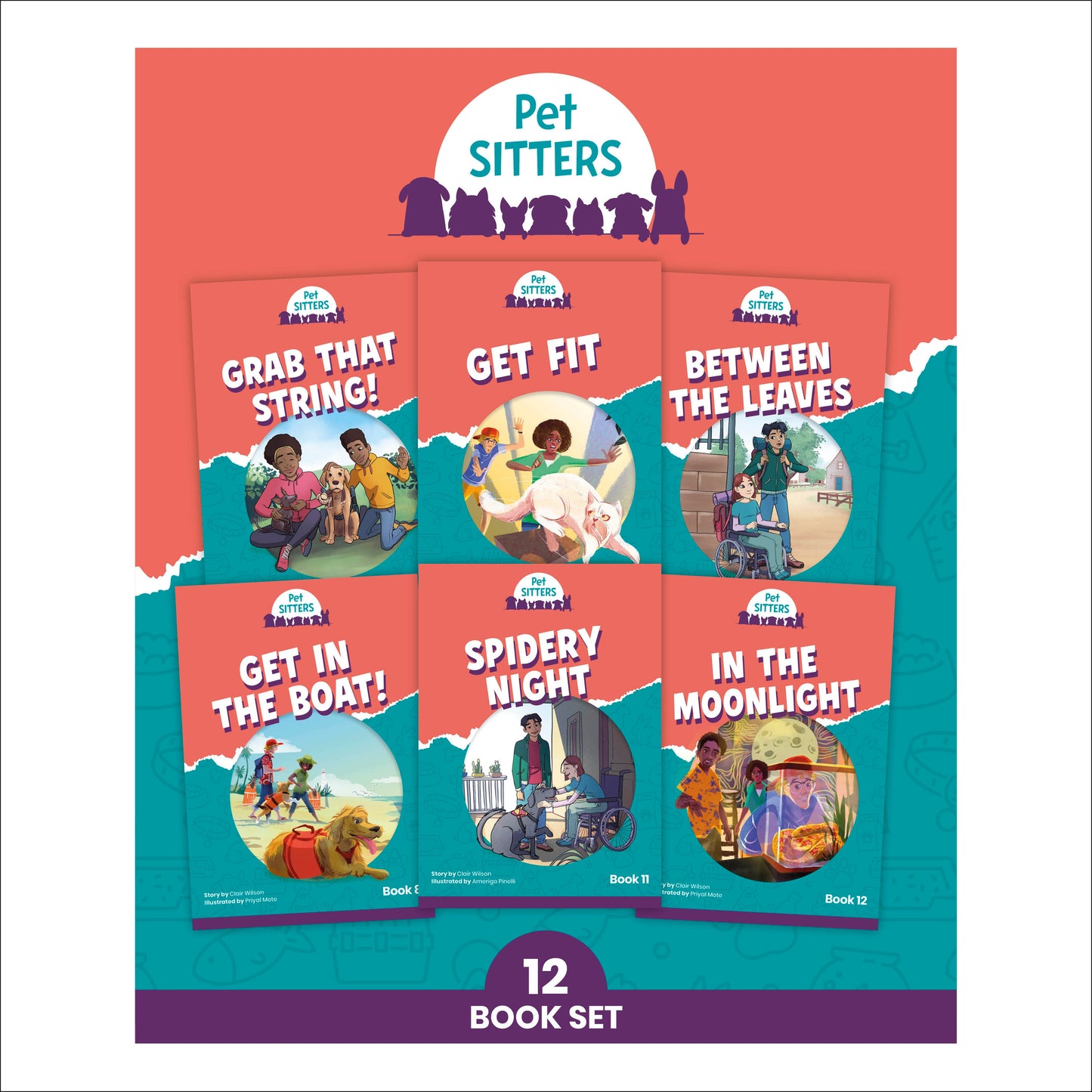 Phonic Books Pet Sitters - Decodable Phonic Books for Older Readers (CVC, Alternative Consonants and Consonant Digraphs, Alternative Spellings for Vowel Sounds - ai, ay, a-e, a) (Phonic Books Catch-Up Decodable Readers)
