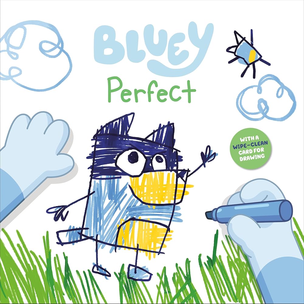 Bluey: Perfect: With a wipe-clean card for drawing by Penguin Young Readers Licenses