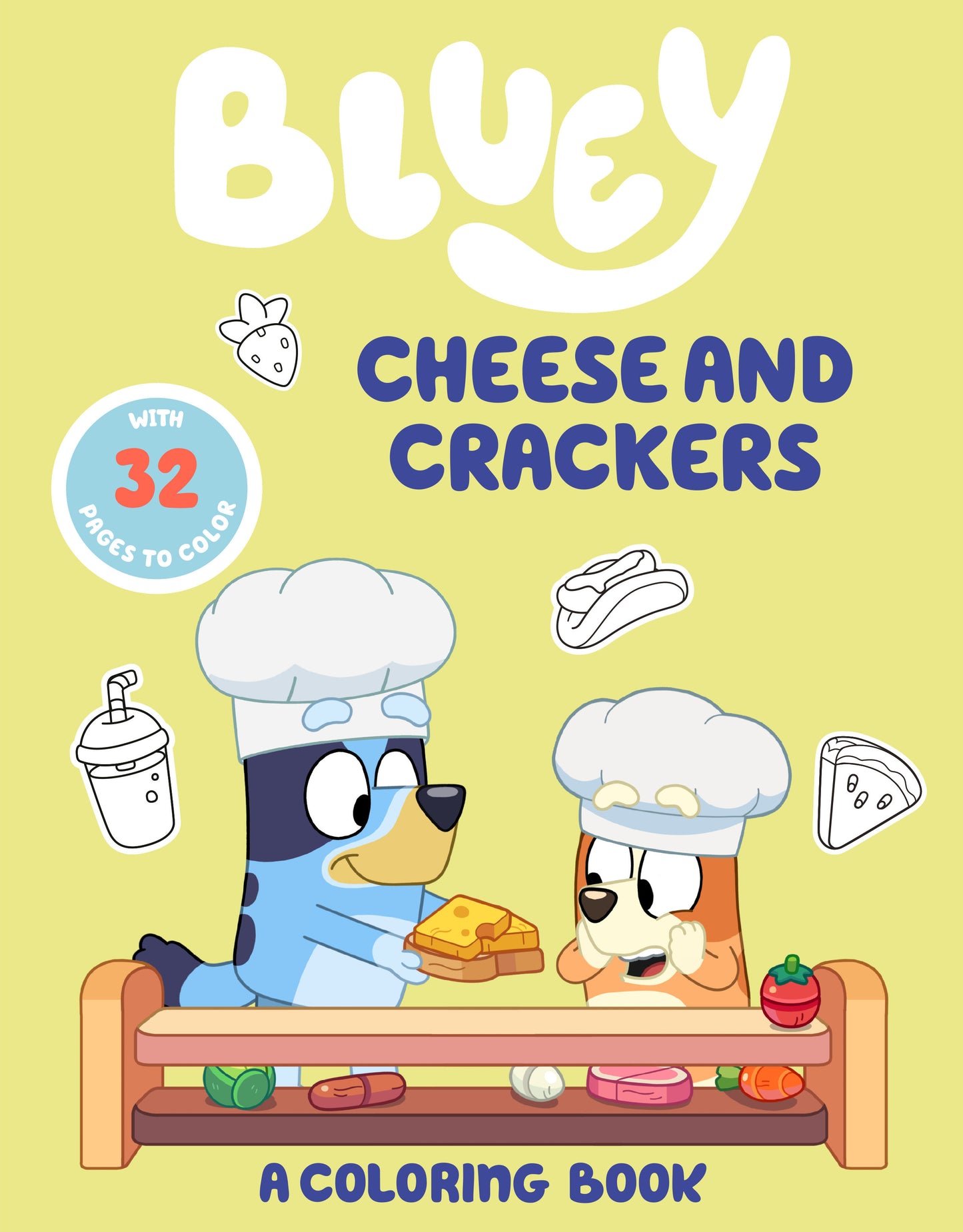 Bluey: Cheese and Crackers: A Coloring Book (Bluey)