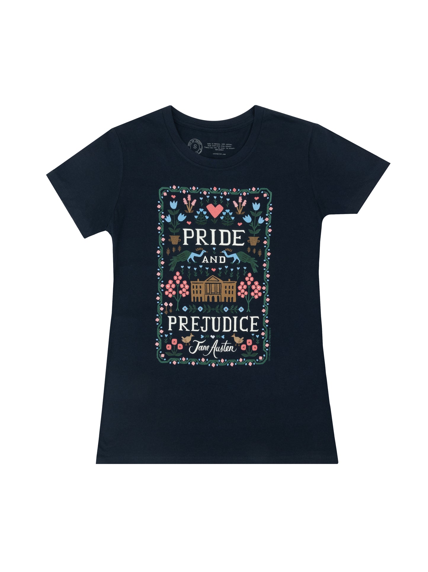 Puffin in Bloom: Pride and Prejudice Women's Crew T-Shirt XXX-Large