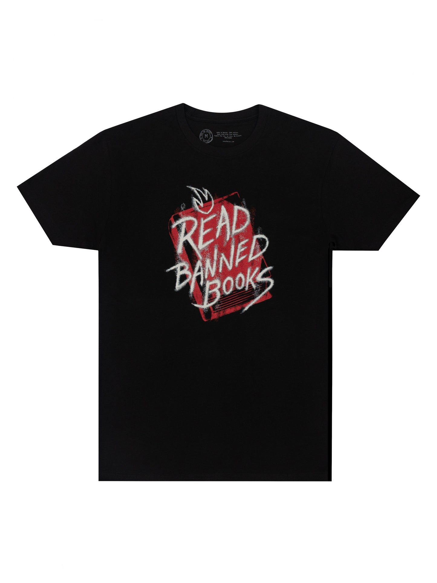 Read Banned Books (Graffiti Art) Unisex T-Shirt X-Large