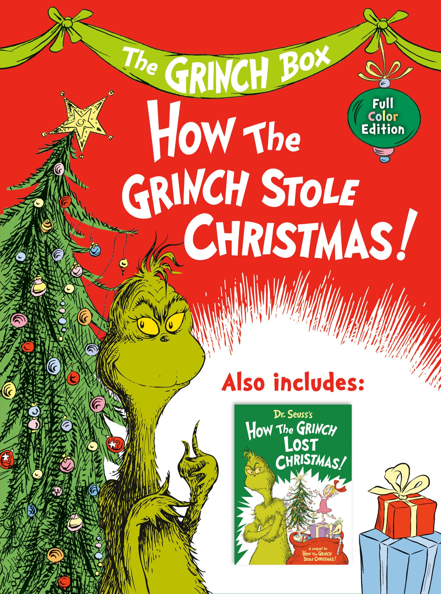The Grinch Two-Book Boxed Set - Dr. Seuss's How the Grinch Stole Christmas! Full-Color Edition and How the Grinch Lost Christmas! (Classic Seuss)