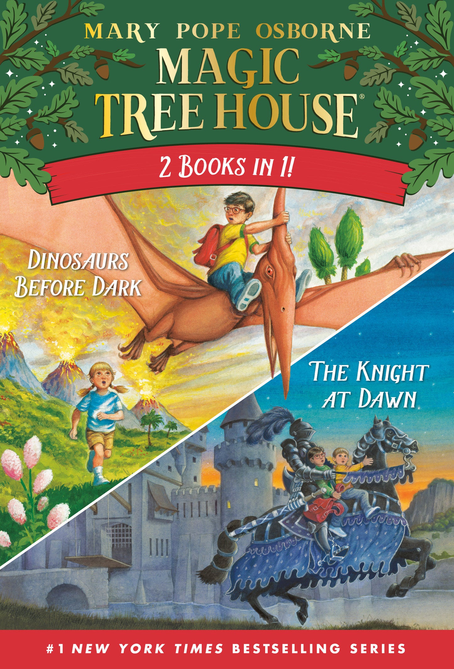 Magic Tree House 2-in-1 Bindup: Dinosaurs Before Dark/The Knight at Dawn (Magic Tree House)