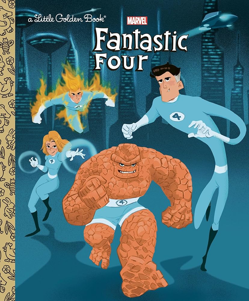 Fantastic Four Little Golden Book (Marvel) by Arie Kaplan, Golden Books