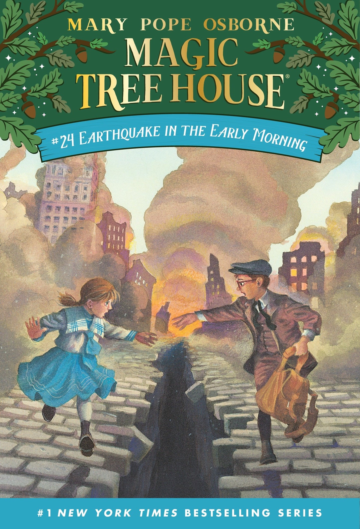 Earthquake in the Early Morning (Magic Tree House) (Book:24)