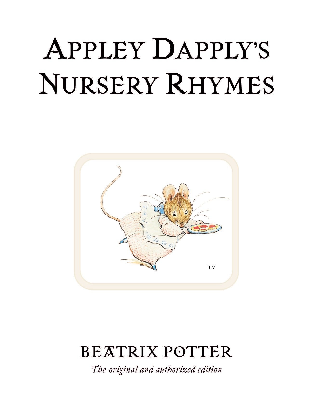 Appley Dapply's Nursery Rhymes (Peter Rabbit) (Book:22)