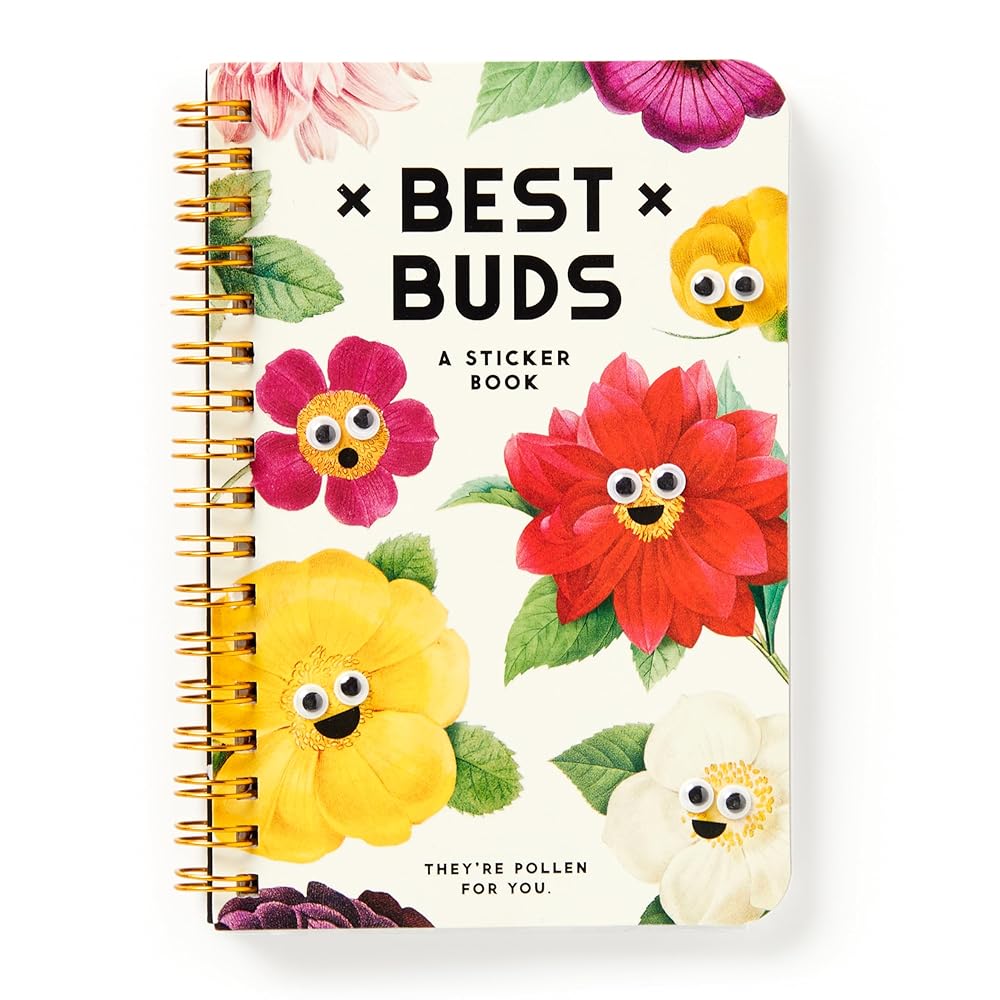 Best Buds Googly Sticker Book (A Brass Monkey Sticker Book) by Brass Brass Monkey