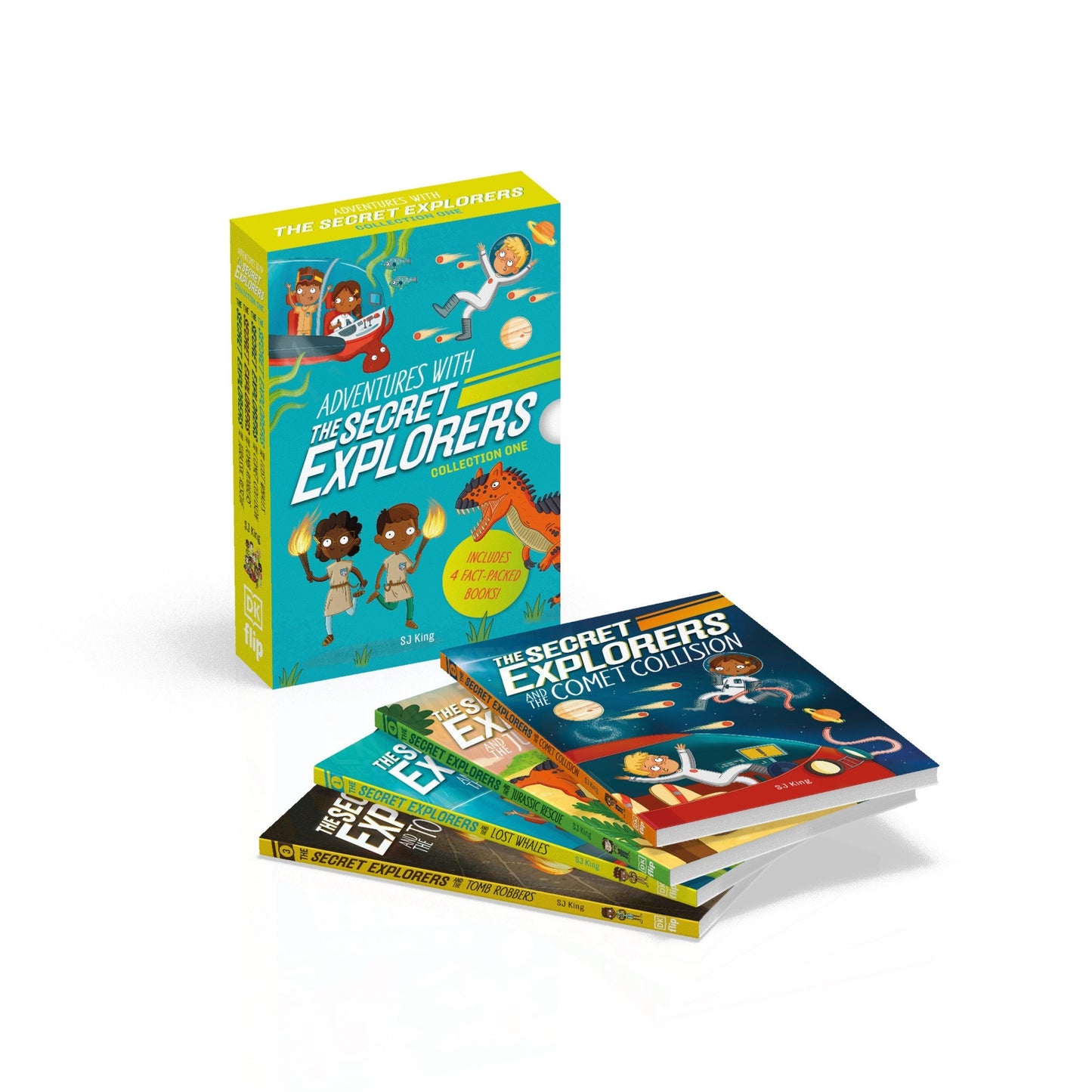 Adventures with The Secret Explorers: Collection One - 4-Book Box Set of Educational Fiction Chapter Books Books (The Secret Explorers)
