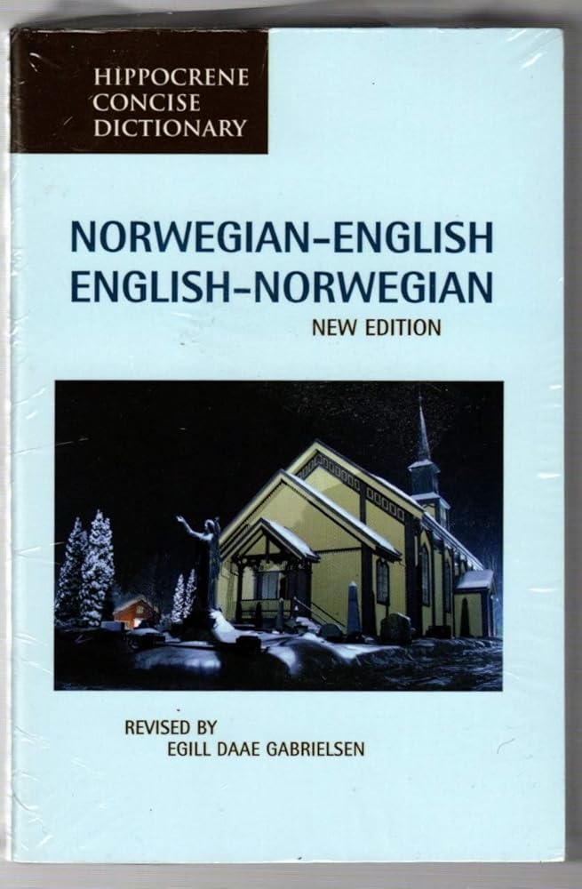 English-Norwegian / Norwegian-English Dictionary (English and Norwegian Edition) by Egill Daae Gabrielsen