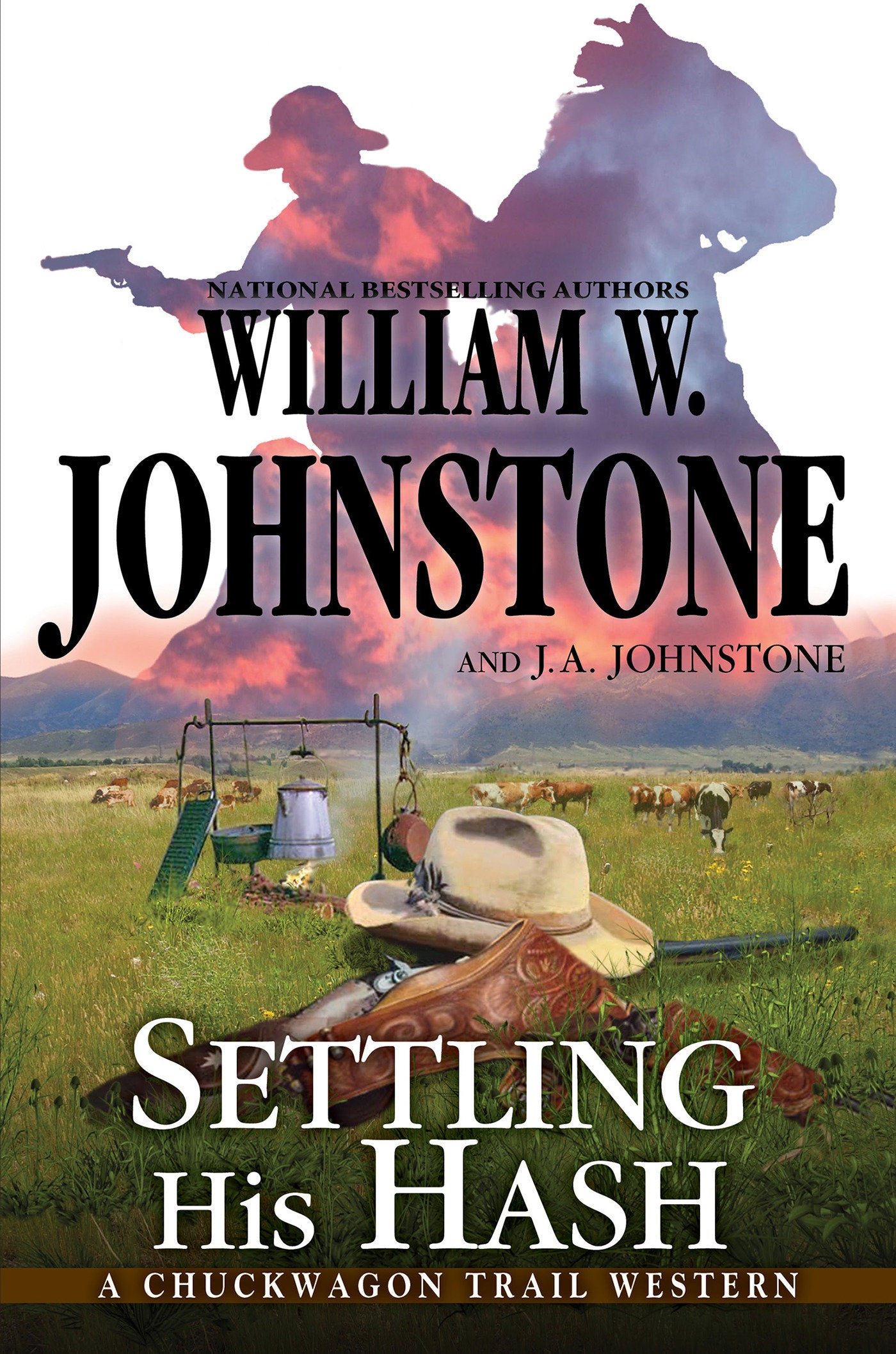 Settling His Hash (A Chuckwagon Trail Western) (Book:5)