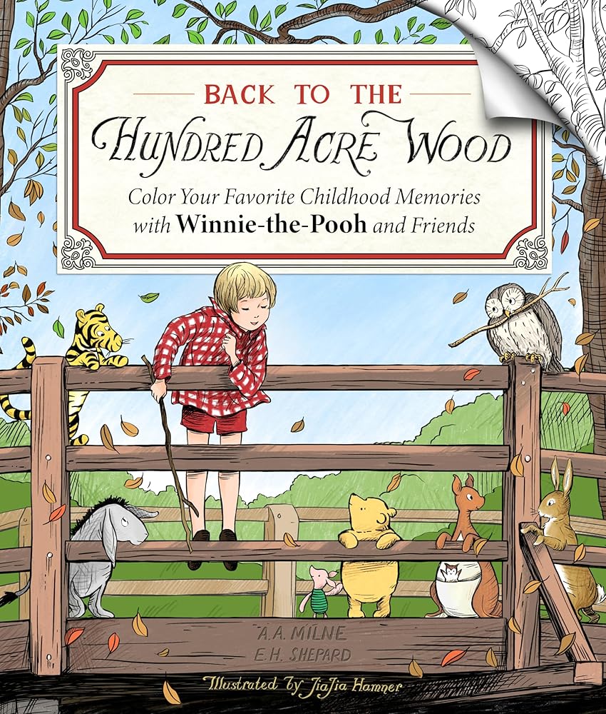 Back to the Hundred Acre Wood: Color Your Favorite Childhood Memories with Winnie-the-Pooh and Friends by JiaJia Hamner