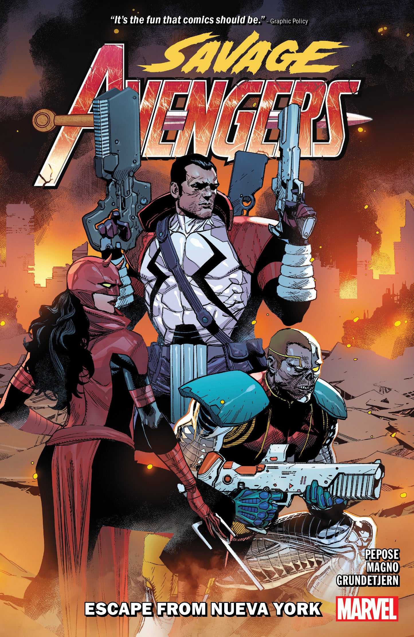 Savage Avengers Vol. 2: Escape From Nueva York (SAVAGE AVENGERS) (Book:2)