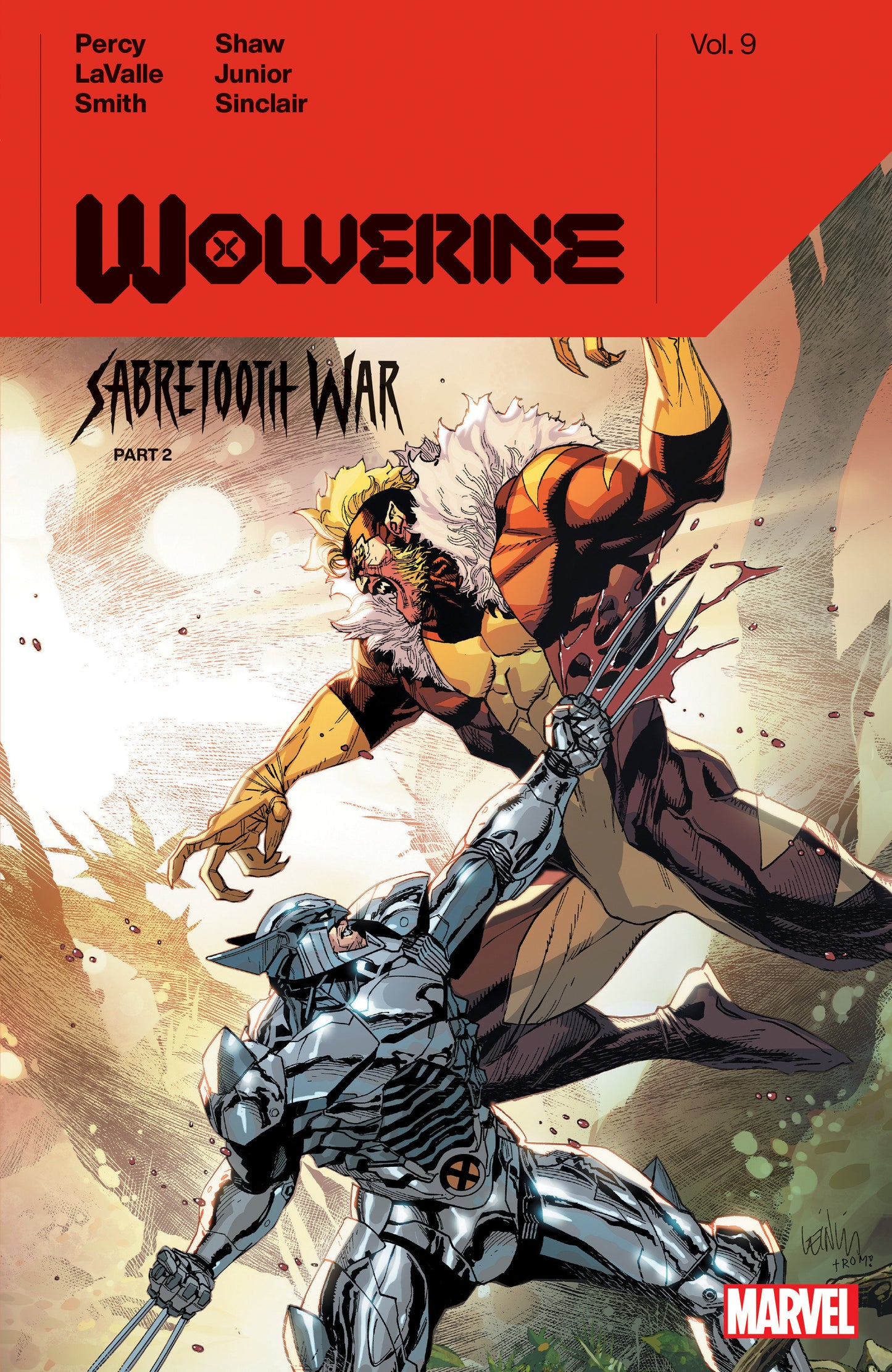 Wolverine By Benjamin Percy Vol. 9: Sabretooth War Part 2 (WOLVERINE) (Book:9)
