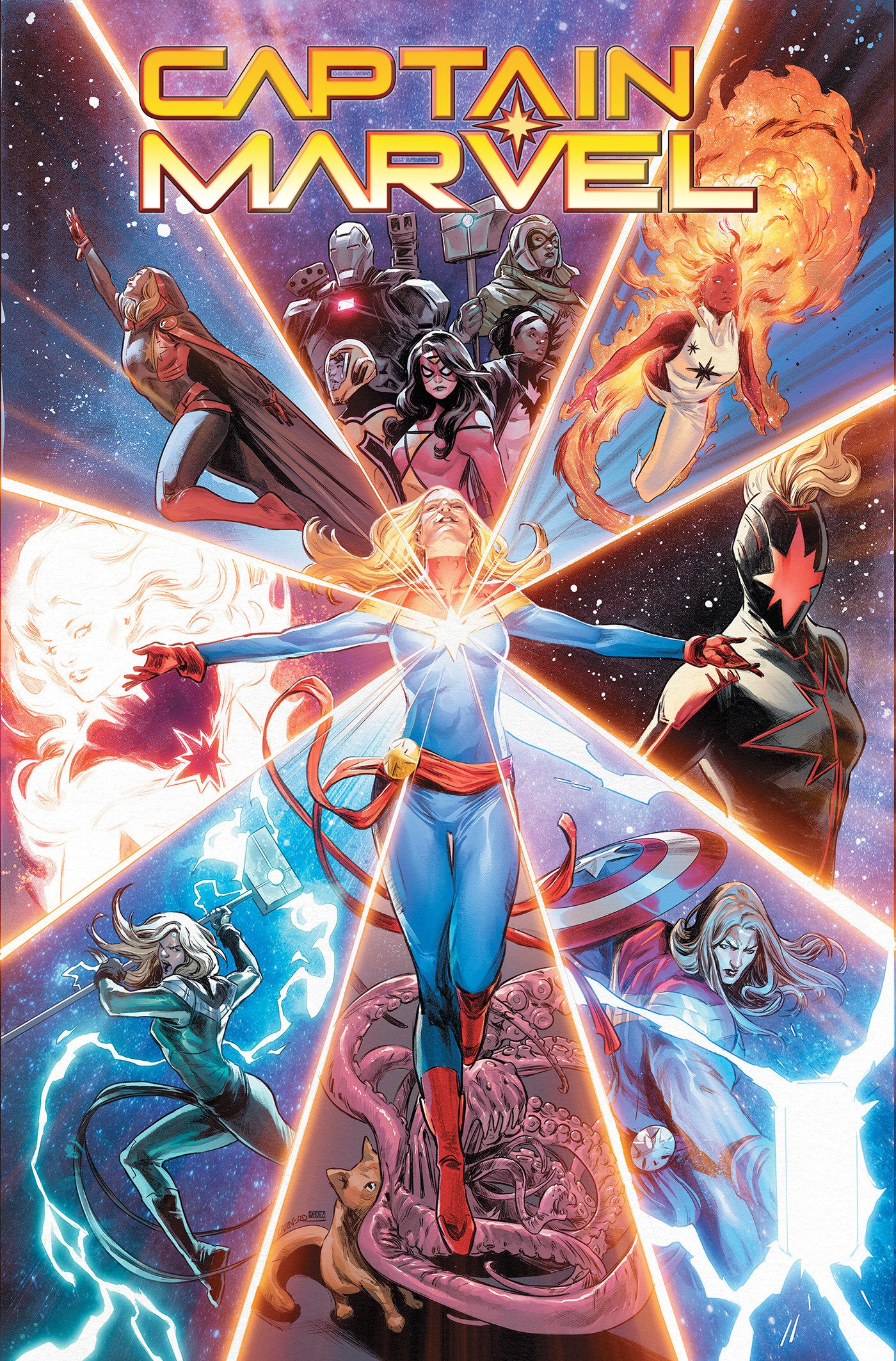 Captain Marvel: Highest, Furthest, Fastest Omnibus Carmen Carnero Cover (CAPTAIN MARVEL) (Book:1)