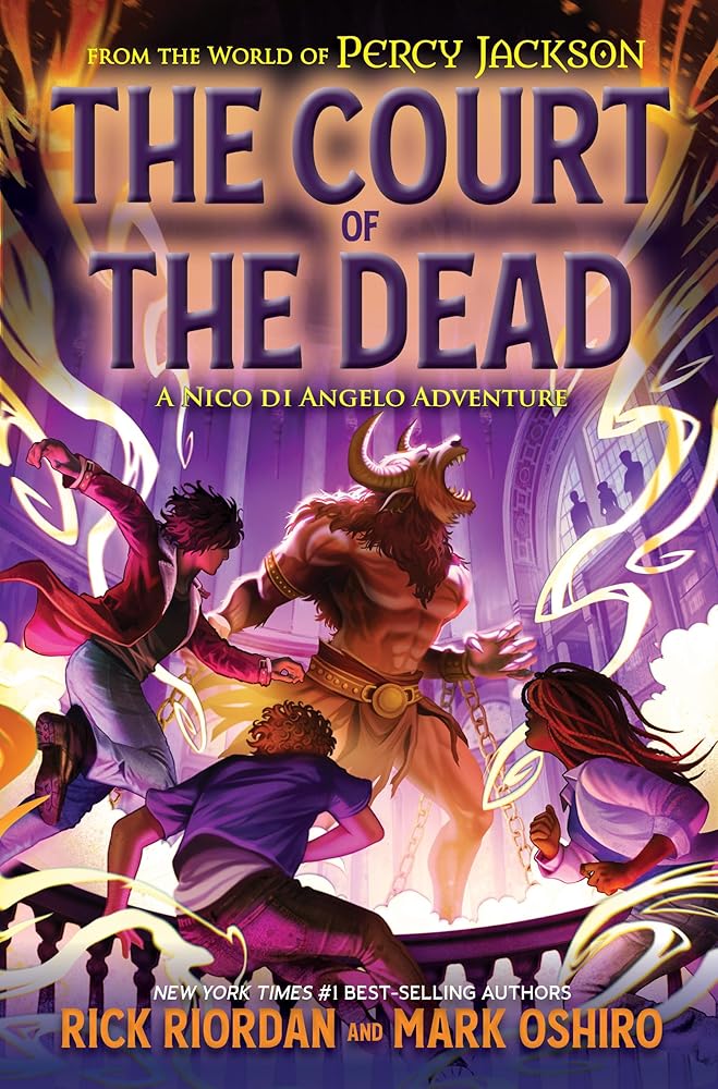 From the World of Percy Jackson: The Court of the Dead: A Nico di Angelo Adventure by Rick Riordan, Mark Oshiro (SIGNED)