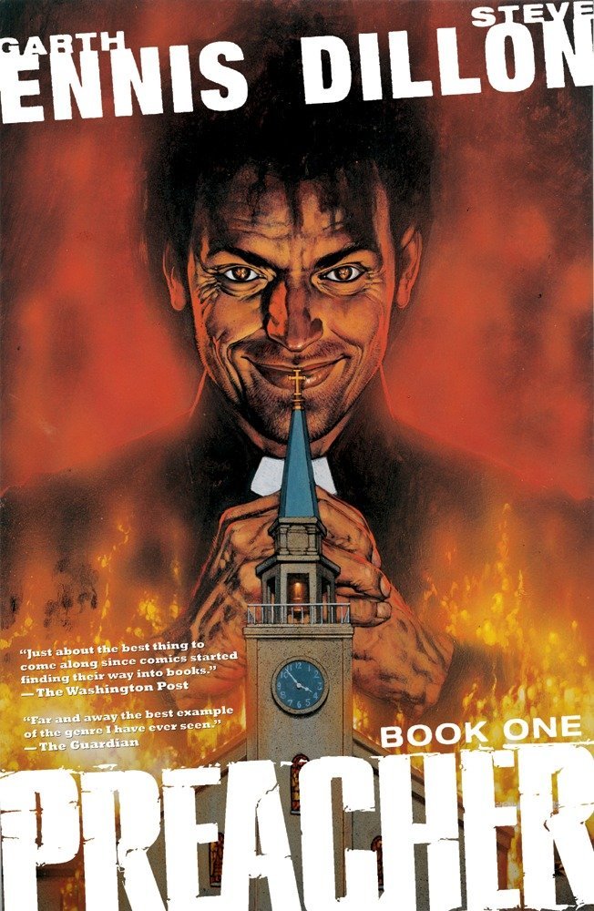 Preacher 1 by Garth Ennis, Steve Dillon