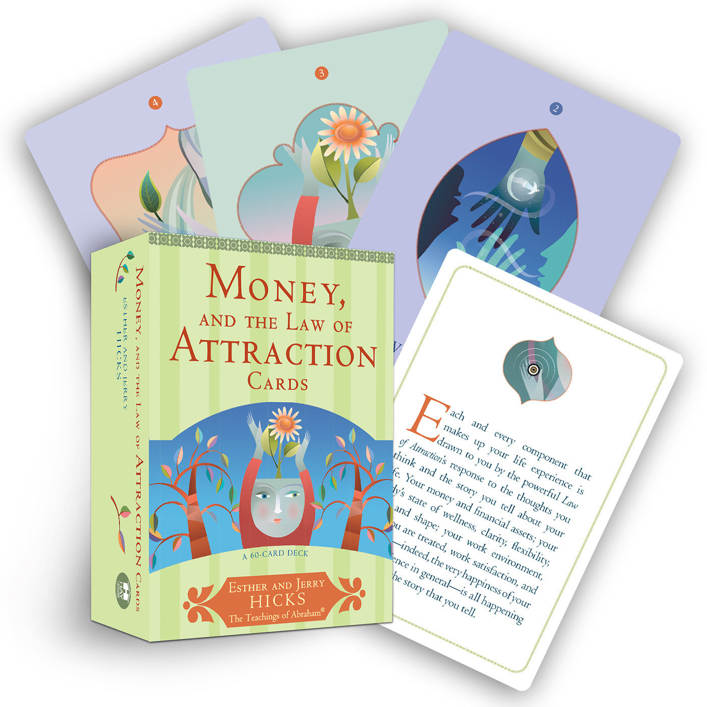 Money, and the Law of Attraction Cards - A 60-Card Deck, plus Dear Friends card