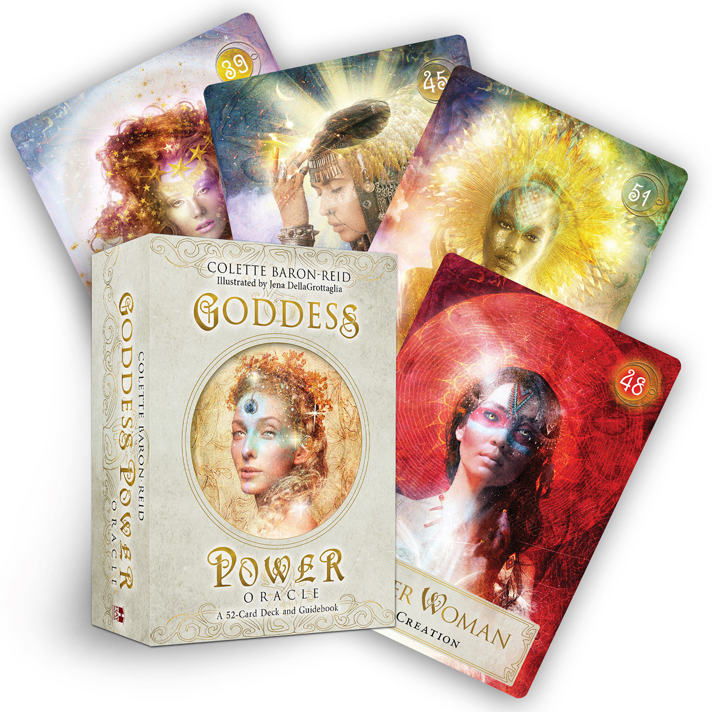 Goddess Power Oracle (Standard Edition) - A 52-Card Deck and GuidebookGoddess Love Oracle Cards for Healing, Inspiration, and Divination