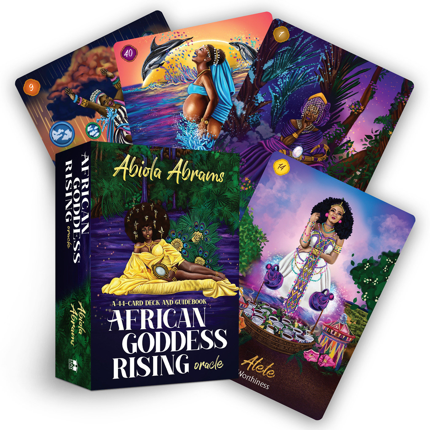 African Goddess Rising Oracle - A 44-Card Deck and Guidebook