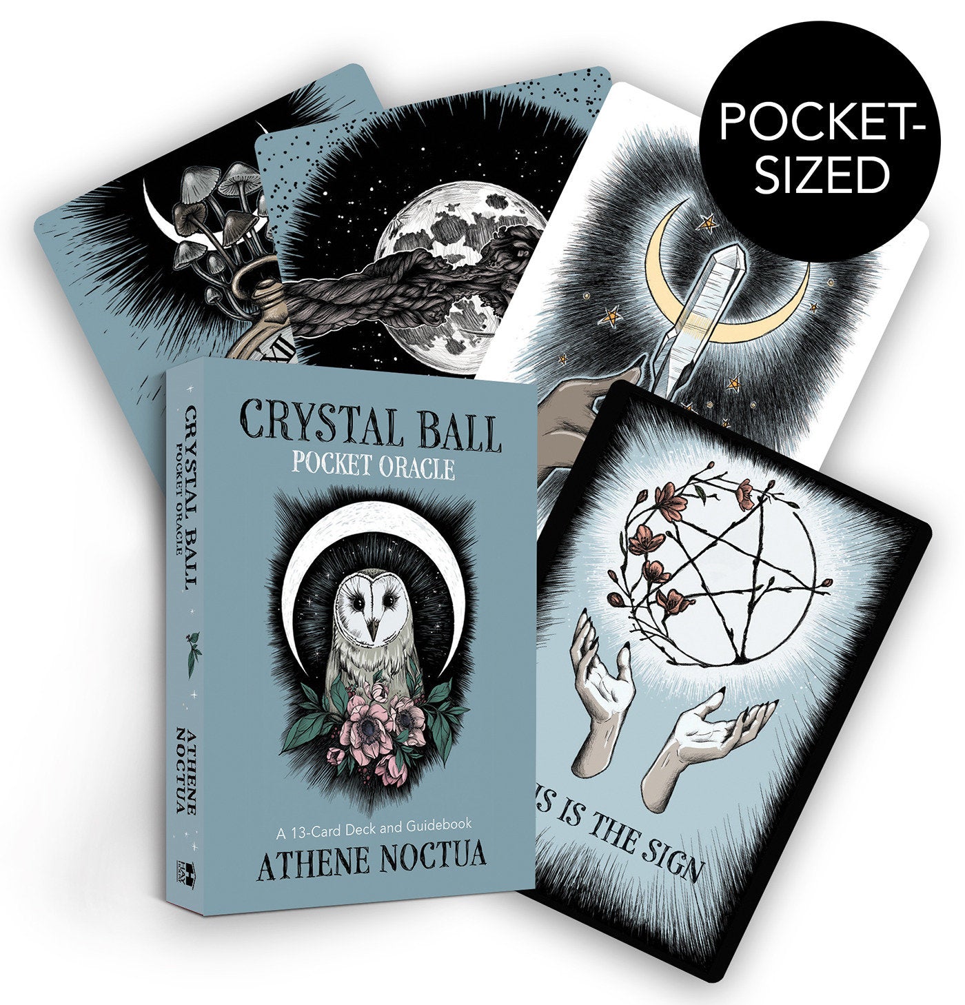 Crystal Ball Pocket Oracle - A 13-Card Deck and Guidebook