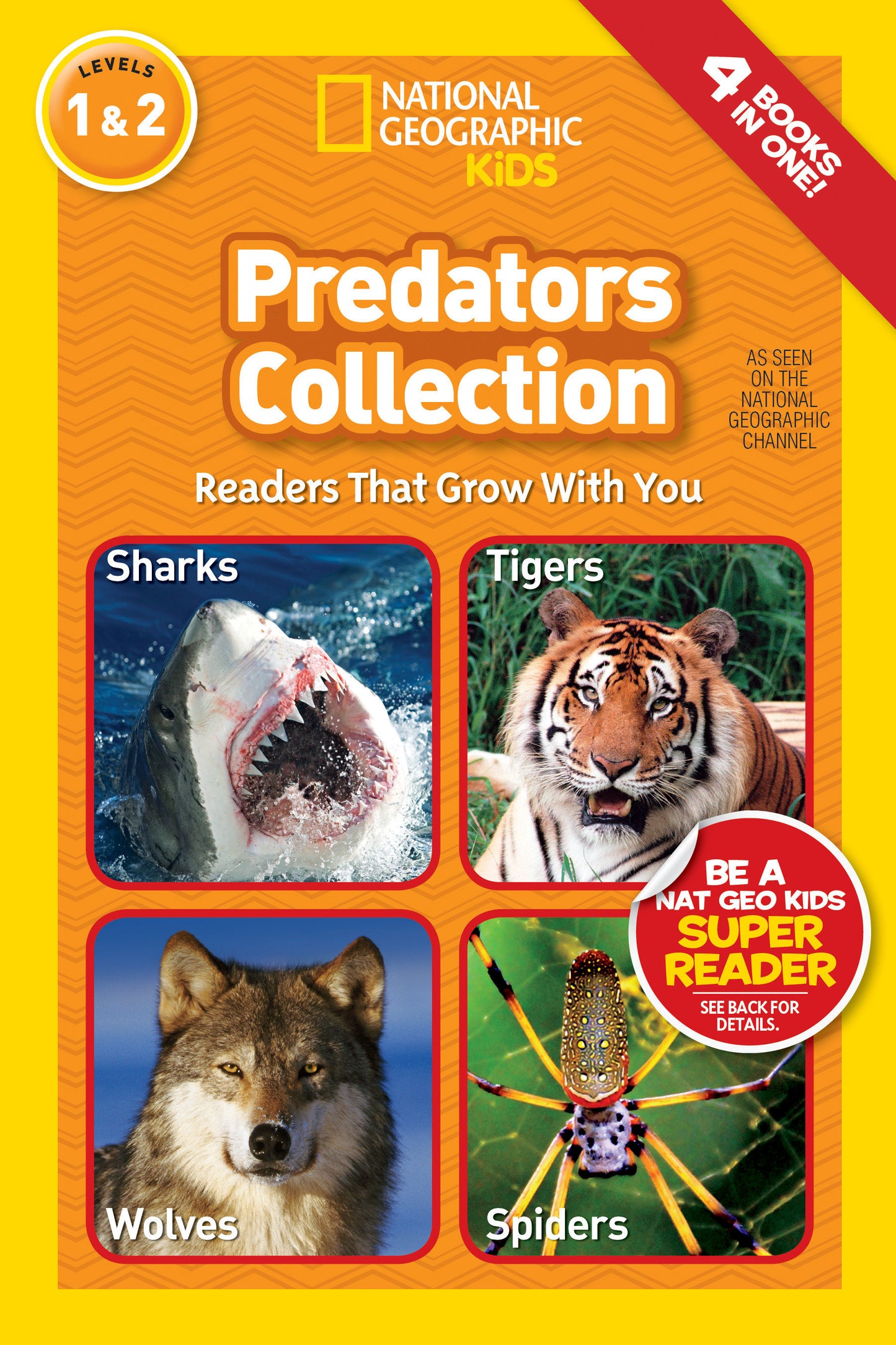Predators Collection (National Geographic Kids Readers, Levels 1 & 2) - Readers That Grow With You (National Geographic Kids Readers)