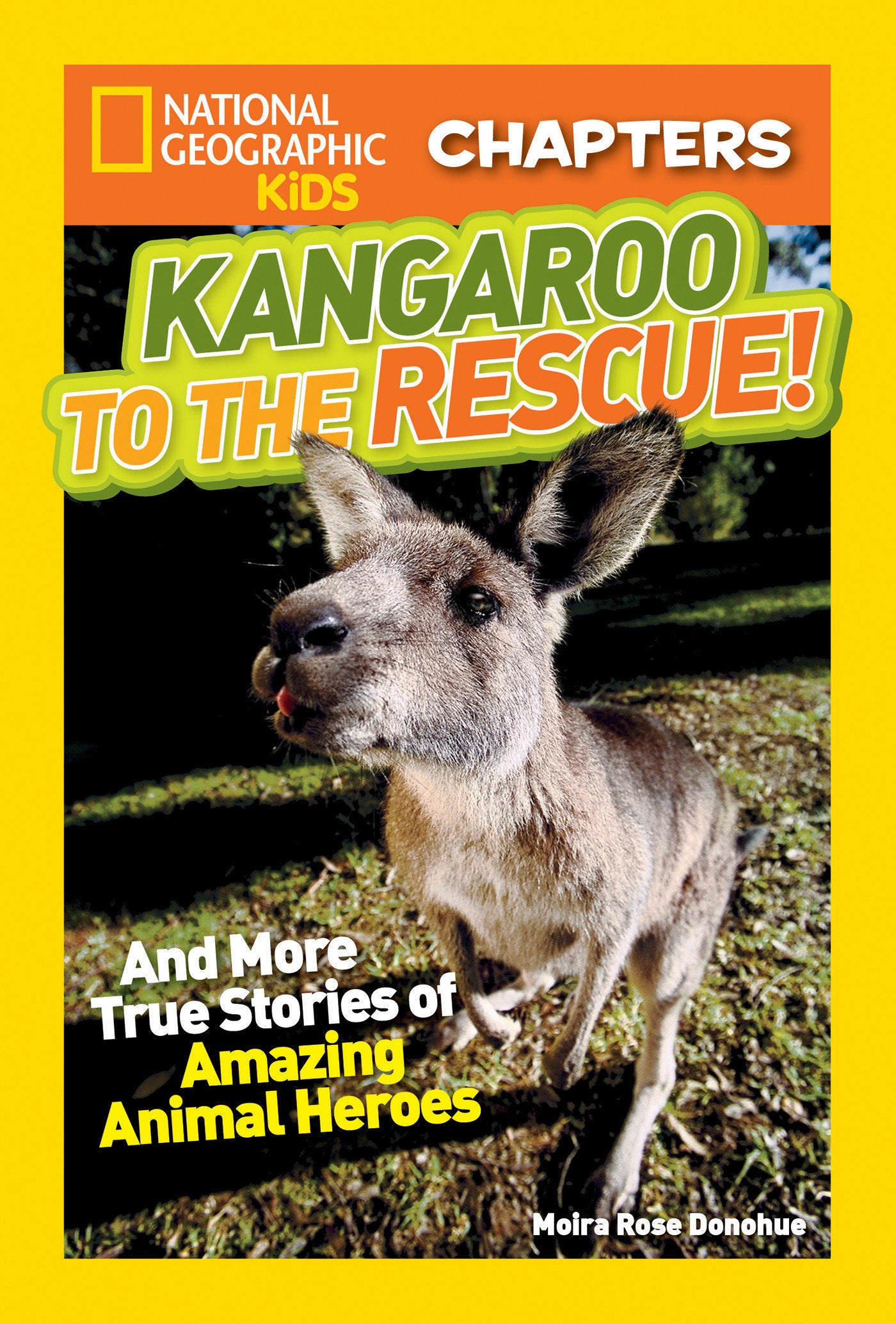 National Geographic Kids Chapters: Kangaroo to the Rescue! - And More True Stories of Amazing Animal Heroes (NGK Chapters)