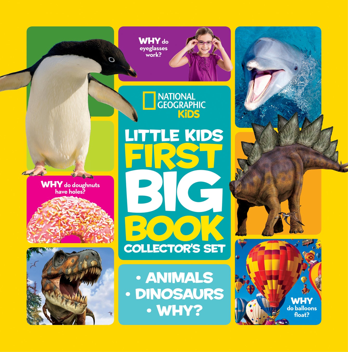 National Geographic Little Kids First Big Book Collector's Set - Animals, Dinosaurs, Why? (National Geographic Little Kids First Big Books)