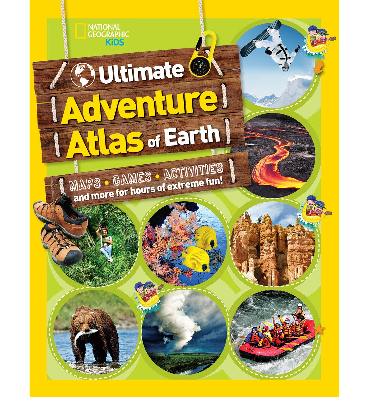 National Geographic Kids Ultimate Adventure Atlas of Earth - Maps, Games, Activities, and More for Hours of Extreme Fun! (NGK Atlases)
