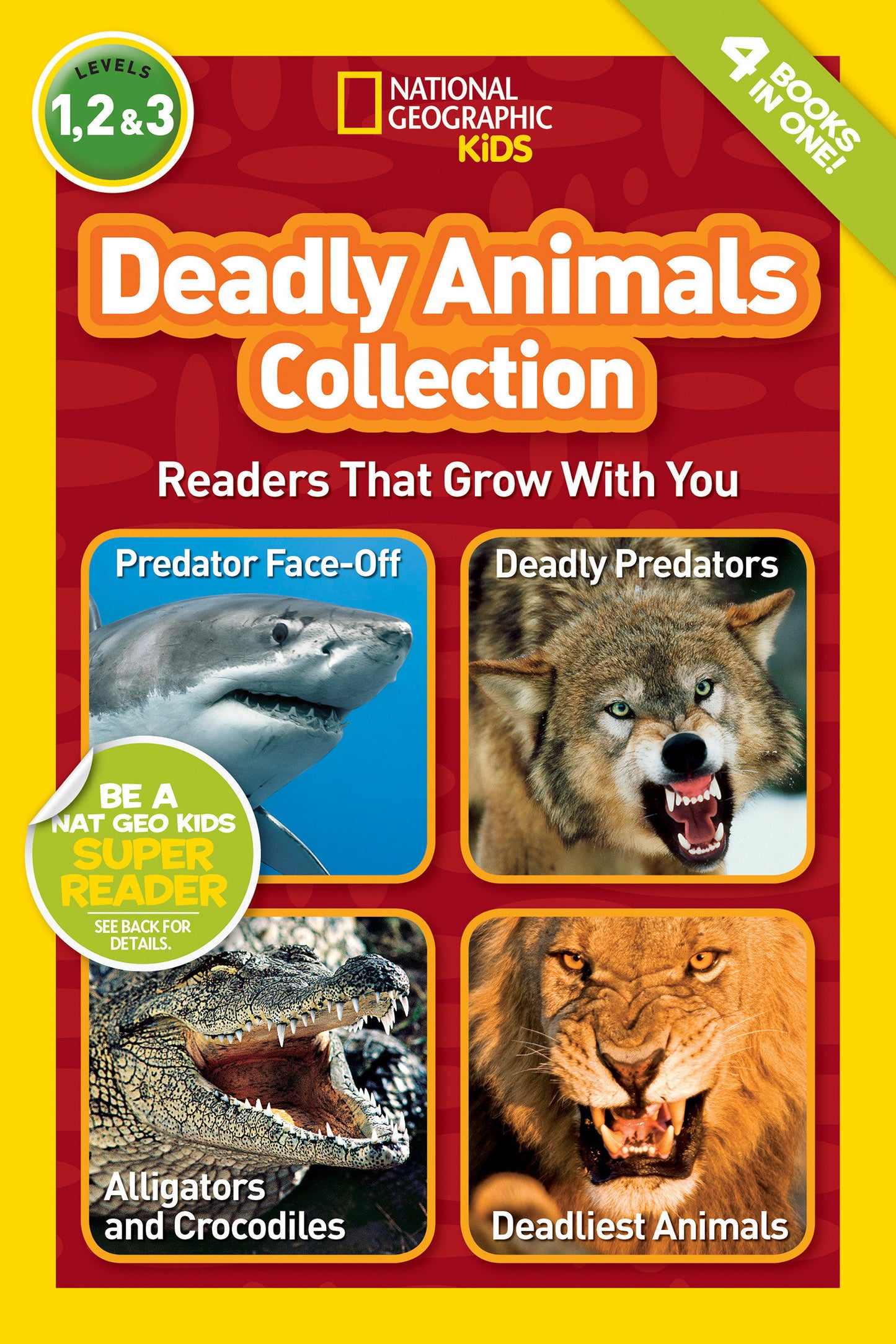 Deadly Animals Collection (National Geographic Kids Readers, Levels 1, 2, & 3) - Readers That Grow With You (National Geographic Kids Readers)