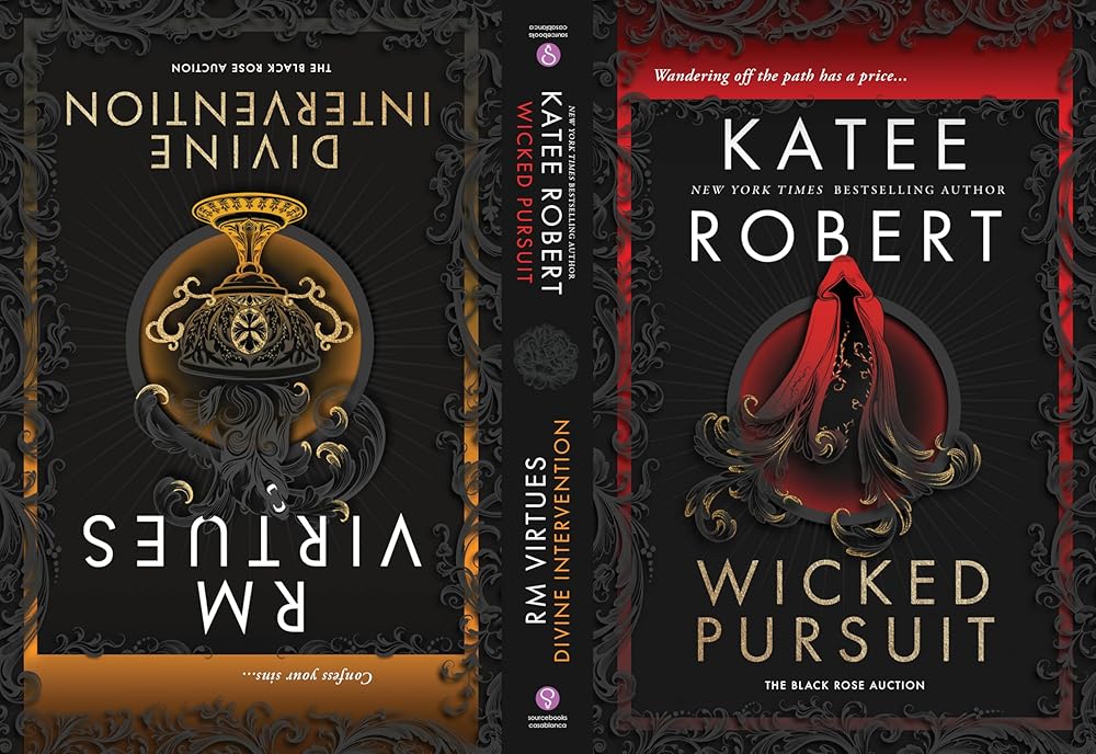 Wicked Pursuit & Divine Intervention (Deluxe Edition) (Black Rose Auction, 1) by Katee Robert, R.M. Virtues