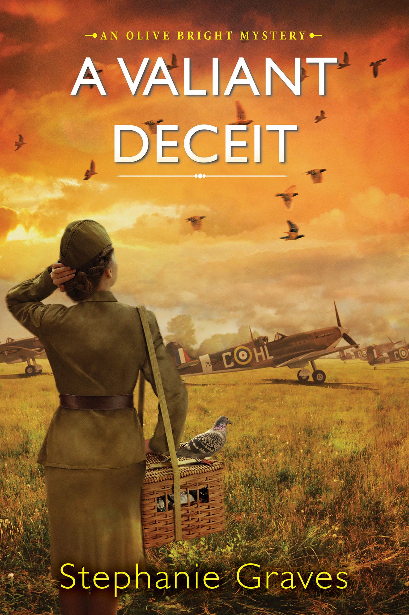 A Valiant Deceit - A WW2 Historical Mystery Perfect for Book Clubs (An Olive Bright Mystery) (Book:2)