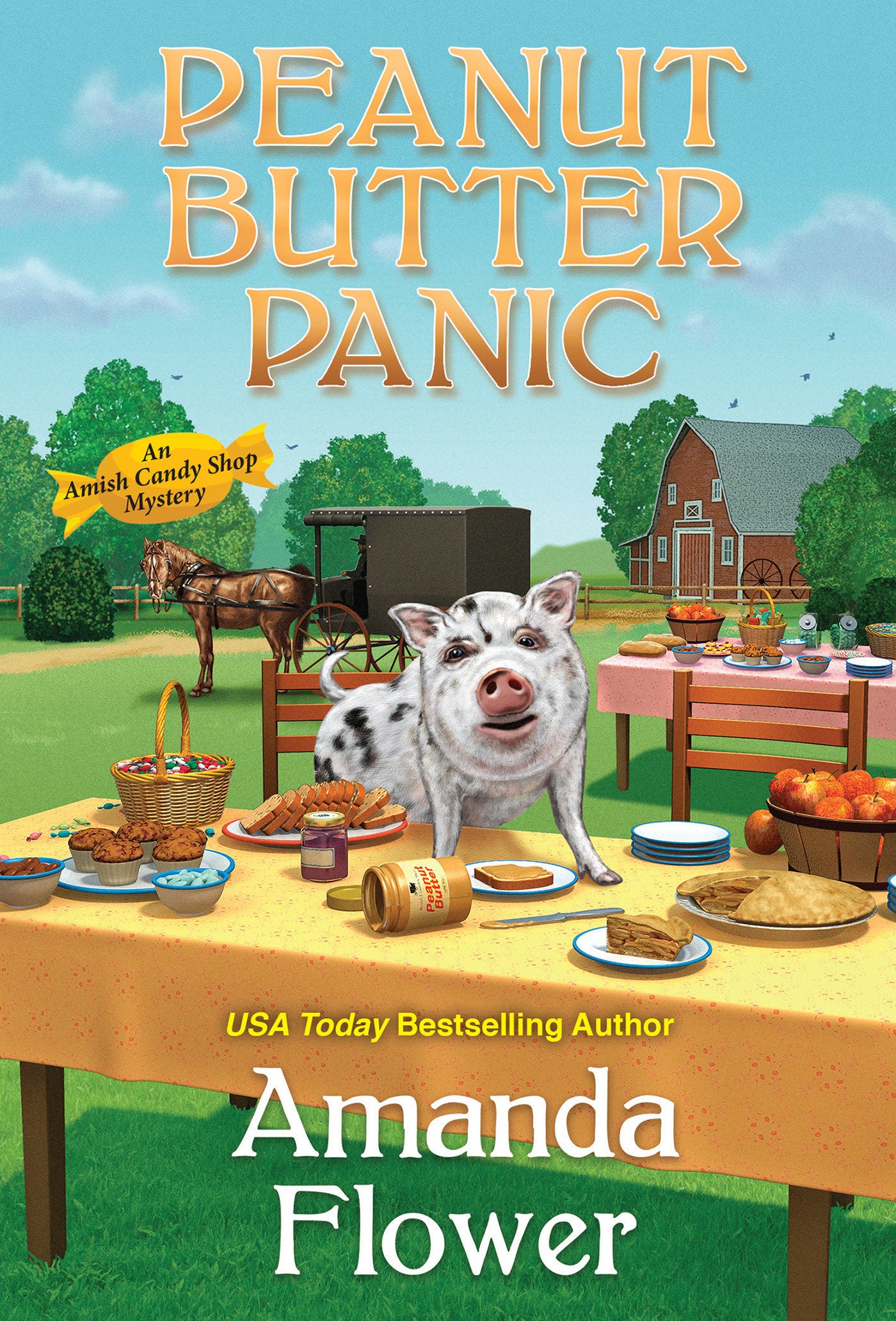 Peanut Butter Panic (An Amish Candy Shop Mystery) (Book:7)