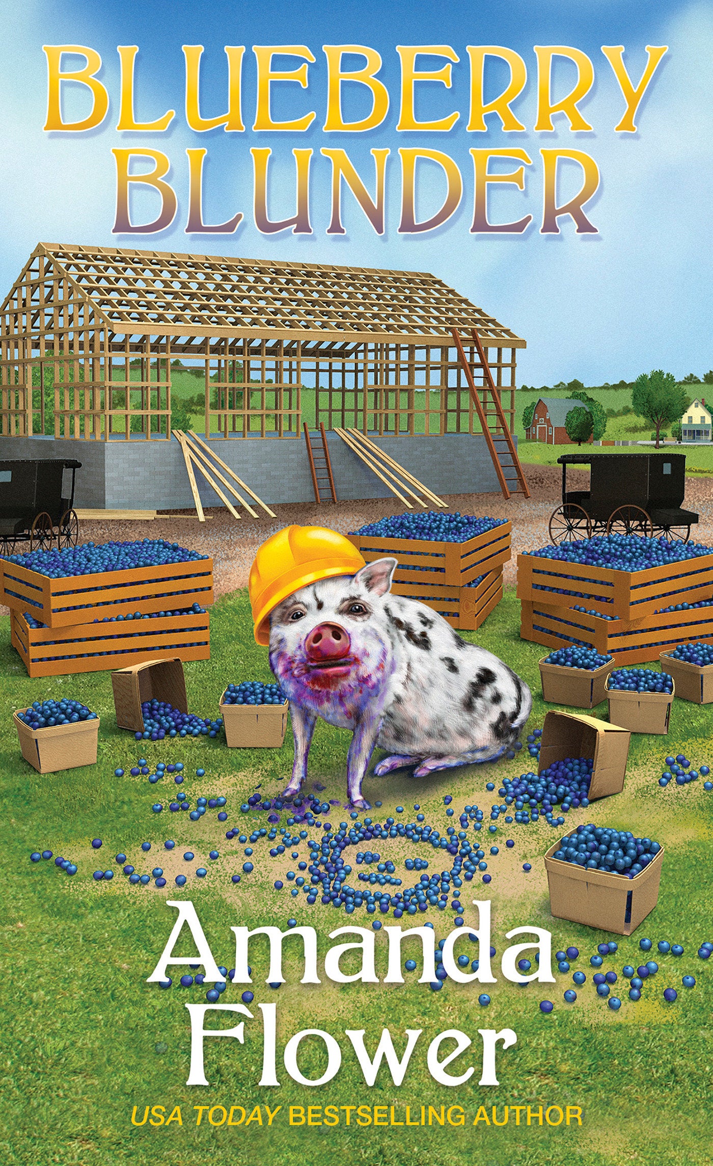 Blueberry Blunder (An Amish Candy Shop Mystery) (Book:8)
