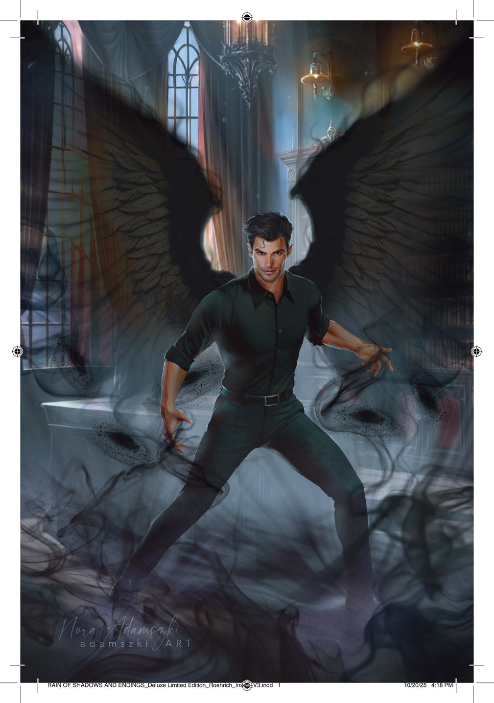 Rain of Shadows and Endings: Deluxe Limited Edition (The Legacy) by Melissa K. Roehrich (SIGNED BOOKPLATE) DAMAGED COPIES