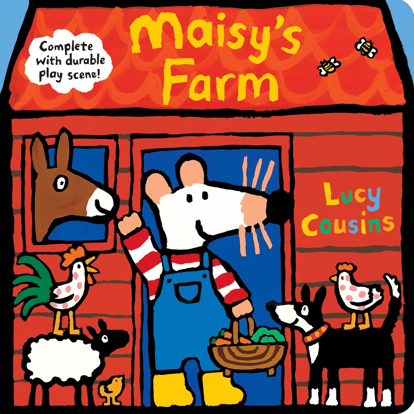 Maisy's Farm: Complete with Durable Play Scene - A Fold-Out and Play Book (Interactive Maisy the Mouse Play Scene with Punch-Out Removable Characters - For Toddlers, Preschoolers, and Kids Ages 3-5) (Maisy)
