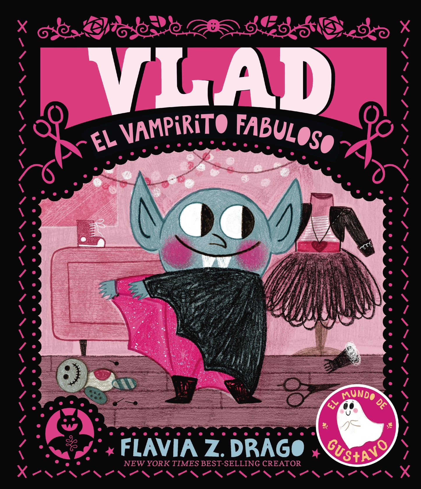 Vlad, el vampirito fabuloso - (Un cuento ilustrado de Halloween que celebra la individualidad y la amistad para bebés, niños pequeños y preescolares de 2 a 5 años) (El mundo de Gustavo)