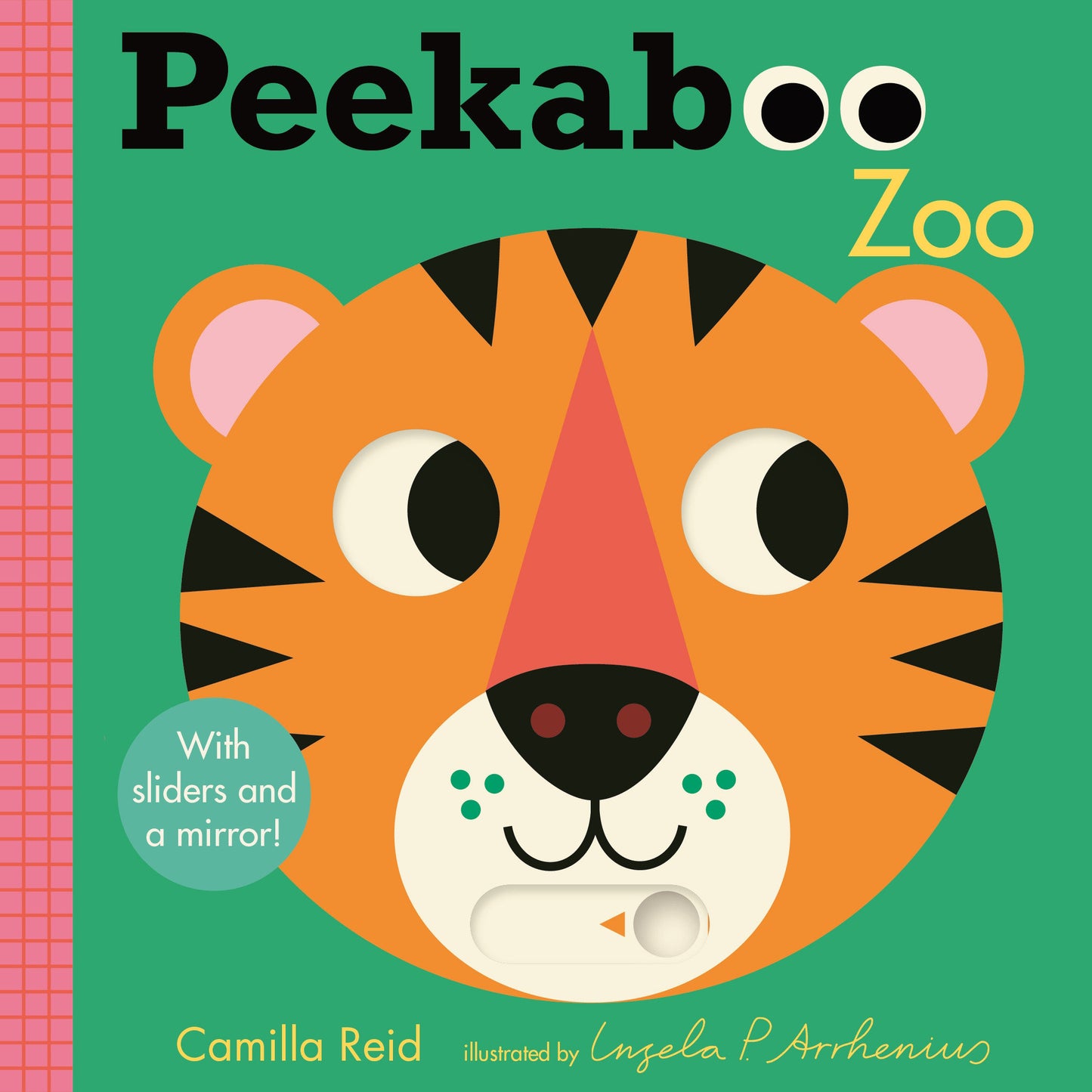 Peekaboo: Zoo - (An Interactive Board Book for Babies & Toddlers with Mirror & Sliders to Push, Pull, or Turn. Cute Zoo Animal Artwork Includes a Rhino, Hippo, Camel, & More.) (Peekaboo You)