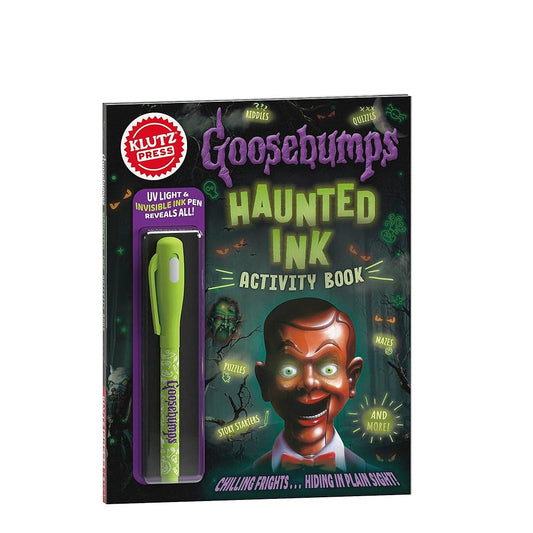 Goosebumps Haunted Ink Activity Book cover image