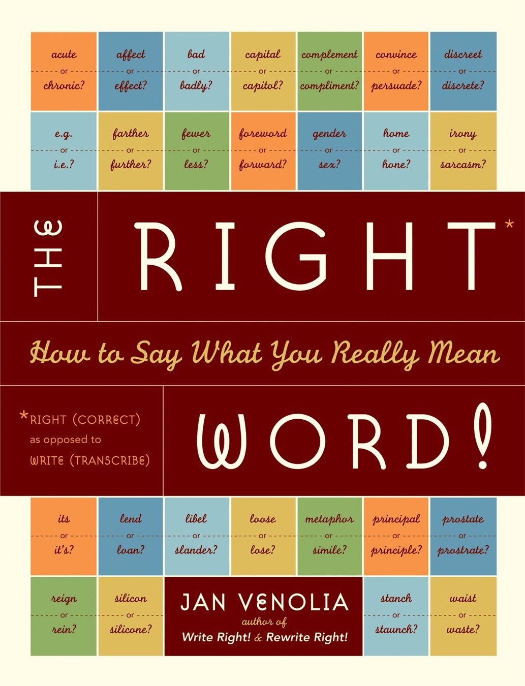The Right Word! - How to Say What You Really Mean (Right! Series)