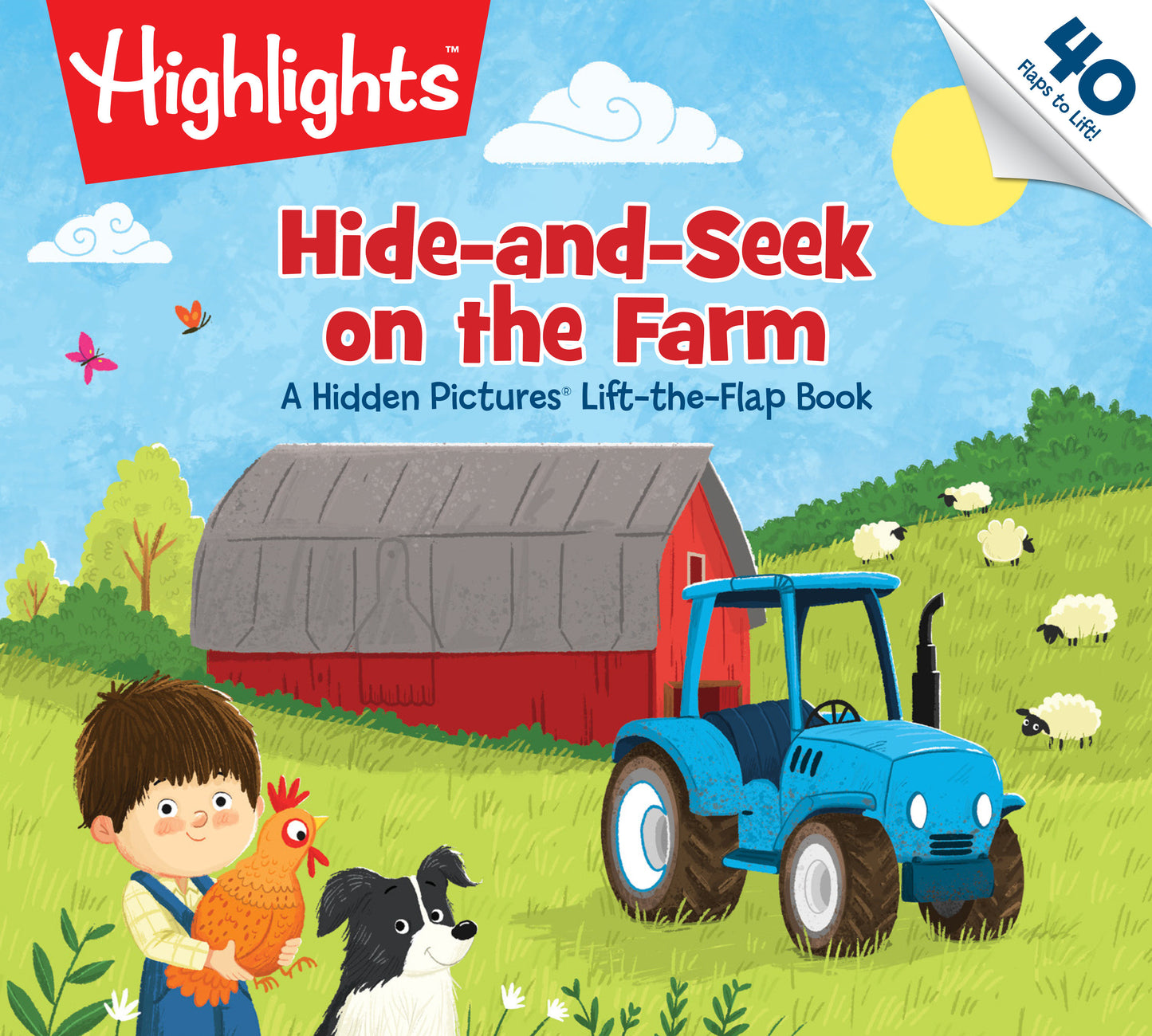 Hide-and-Seek on the Farm - Hide-and-Seek on the Farm: A Hidden Pictures Lift-the-Flap Book (Highlights Lift-the-Flap Books) Animal Farm Kids Book for Ages 2-5, Seek and Find Kids Puzzles (Highlights Lift-the-Flap Books)