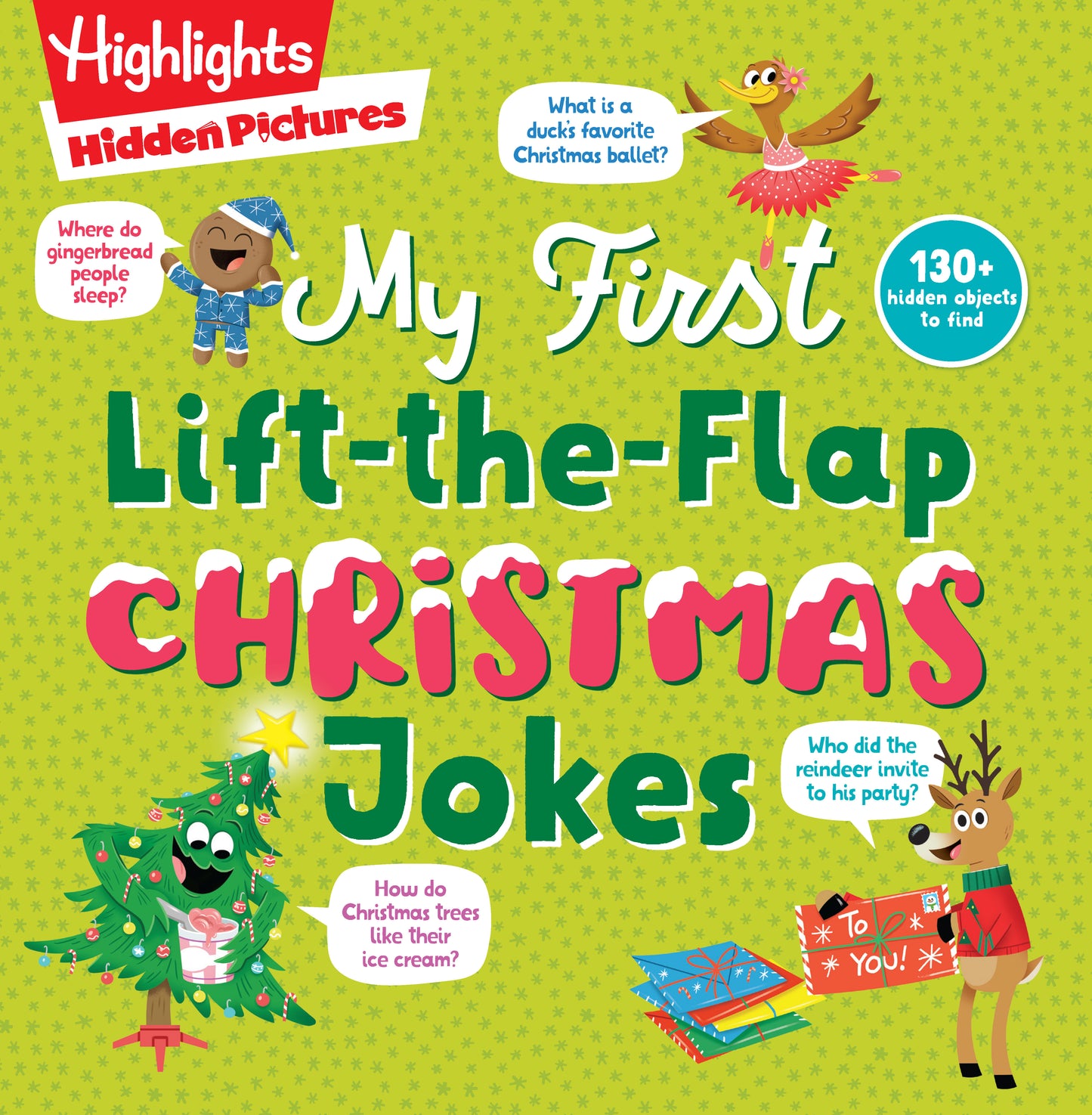 Hidden Pictures My First Lift-the-Flap Christmas Jokes - Fun-Filled Christmas Activity Book for Kids with Christmas Puzzles, Jokes and Over 130 Hidden Objects (Highlights Joke Books)