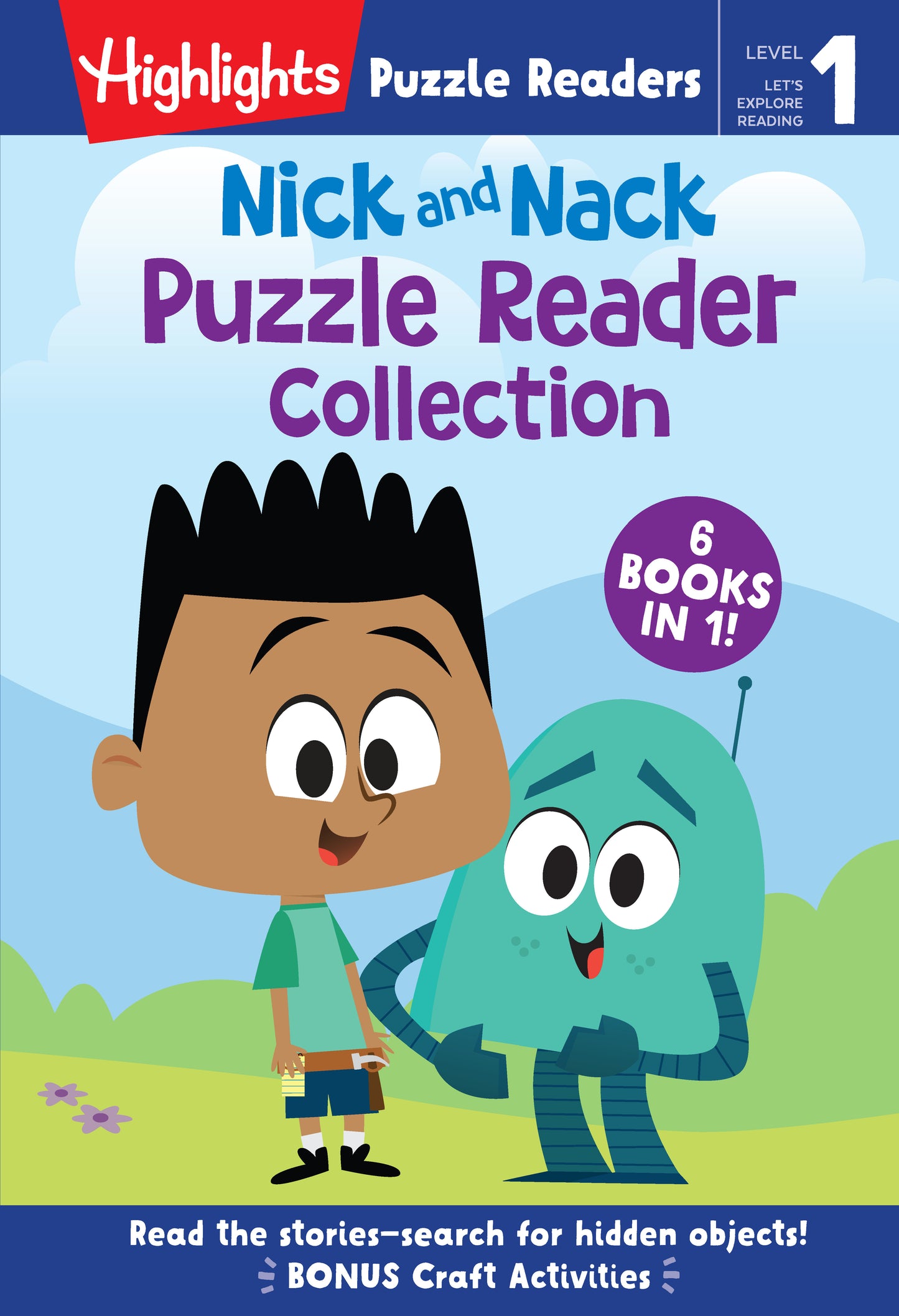 Nick and Nack Puzzle Reader Collection - Level 1 6-in-1 Beginner Story Collection for Kids Learning to Read, Practice New Reading Skills and Sight Words with Fun Puzzles (Highlights Puzzle Readers)