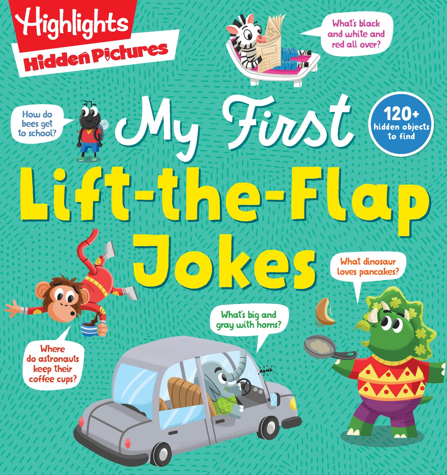 Hidden Pictures My First Lift-the-Flap Jokes - A Lift-the-Flap Joke Book for Beginning Readers, Interactive Kids Joke Book with Hidden Pictures Puzzles and Kid-Friendly Humor (Highlights Joke Books)