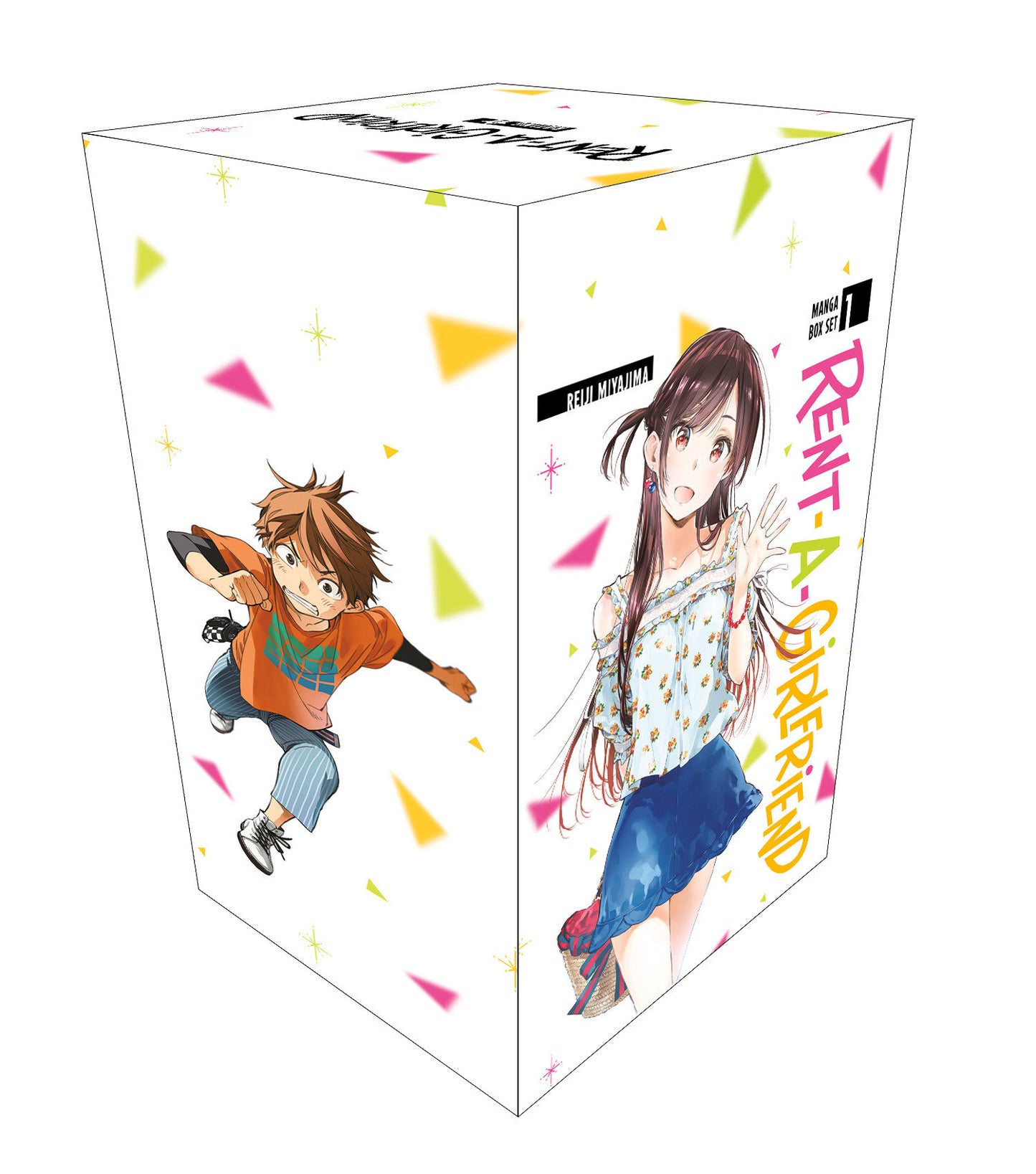 Rent-A-Girlfriend Manga Box Set 1 (Rent-A-Girlfriend Manga Box Set) (Book:1)