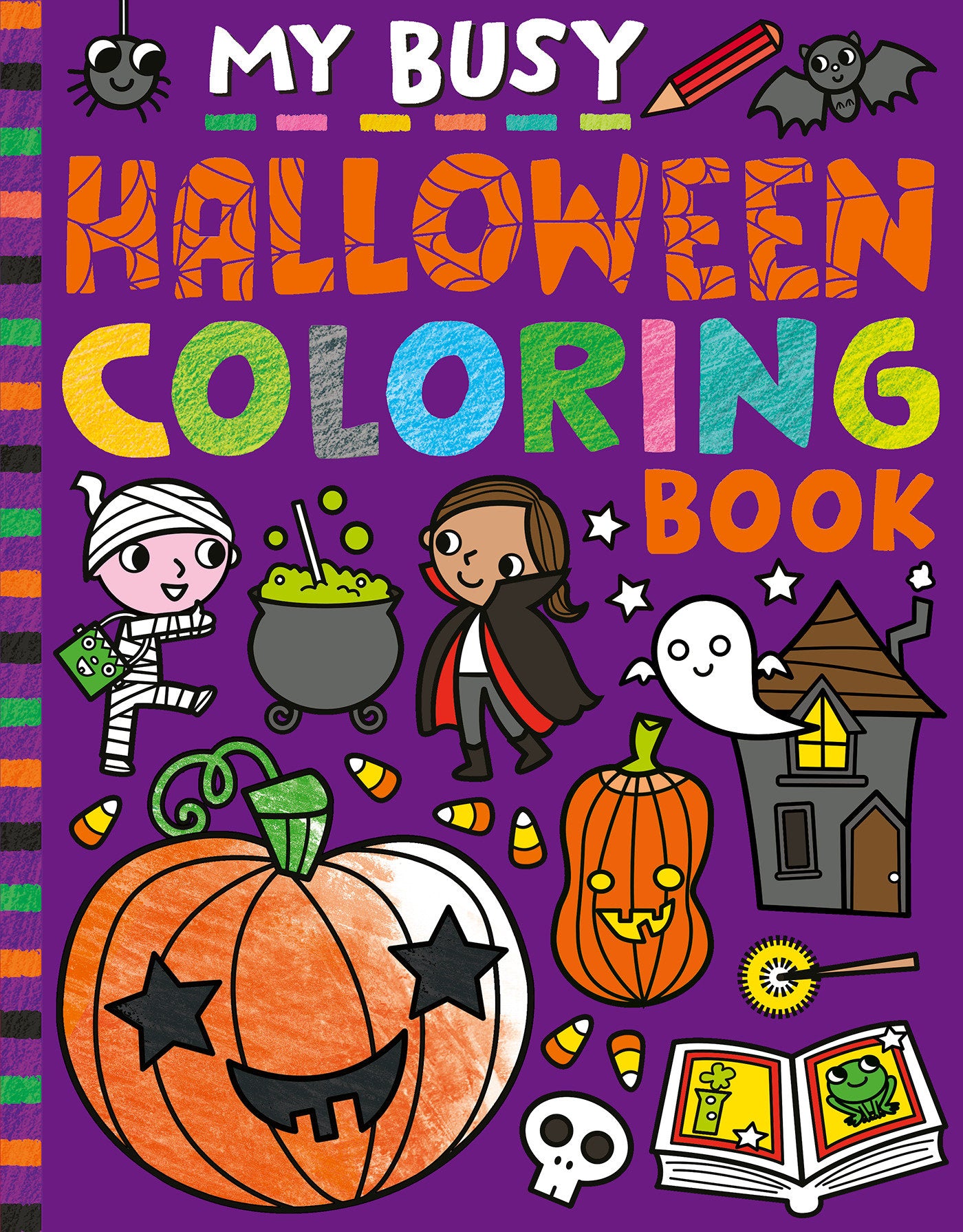 My Busy Halloween Coloring Book (My Busy Coloring)