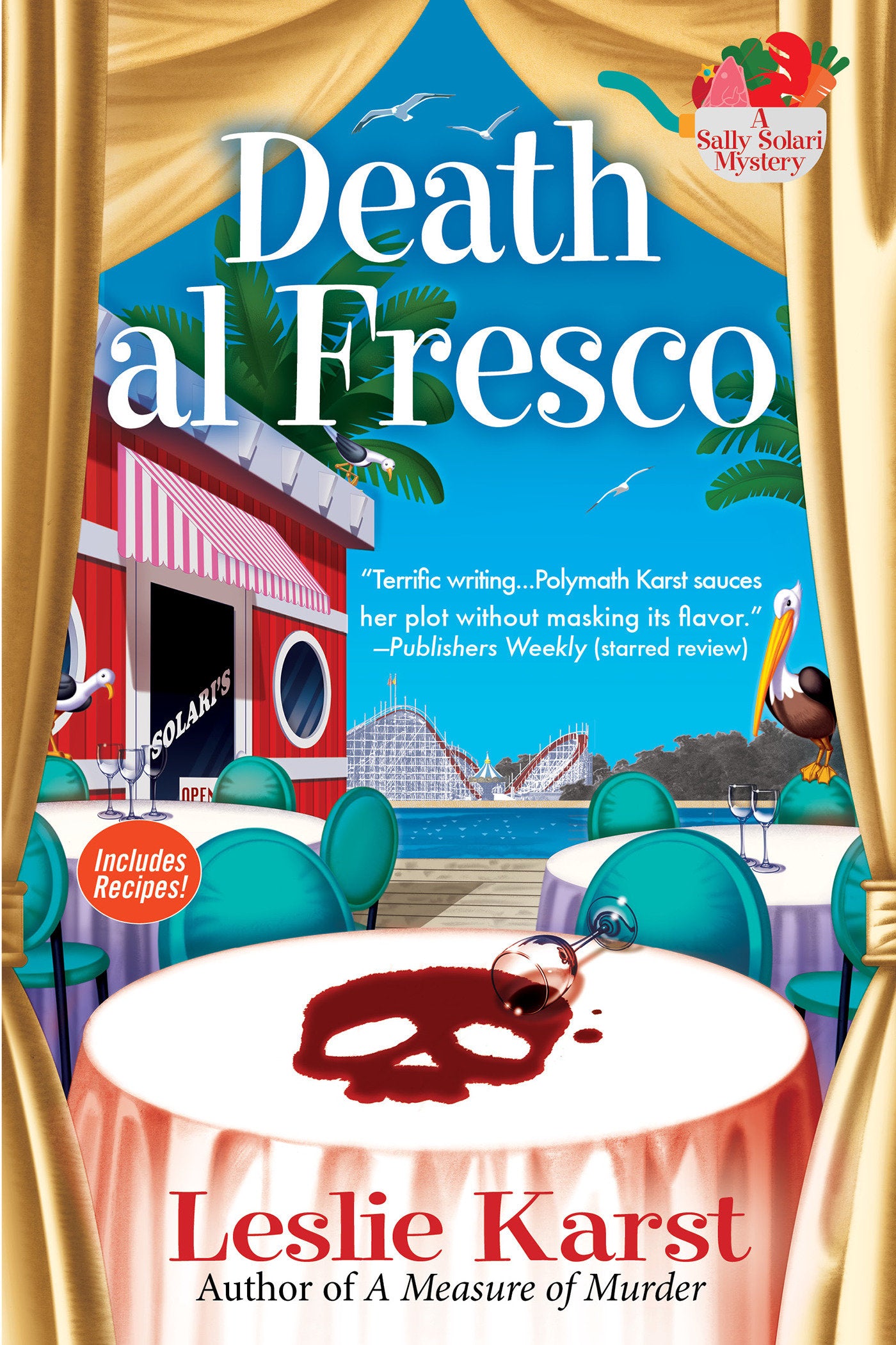 Death al Fresco - A Sally Solari Mystery (A Sally Solari Mystery) (Book:3)